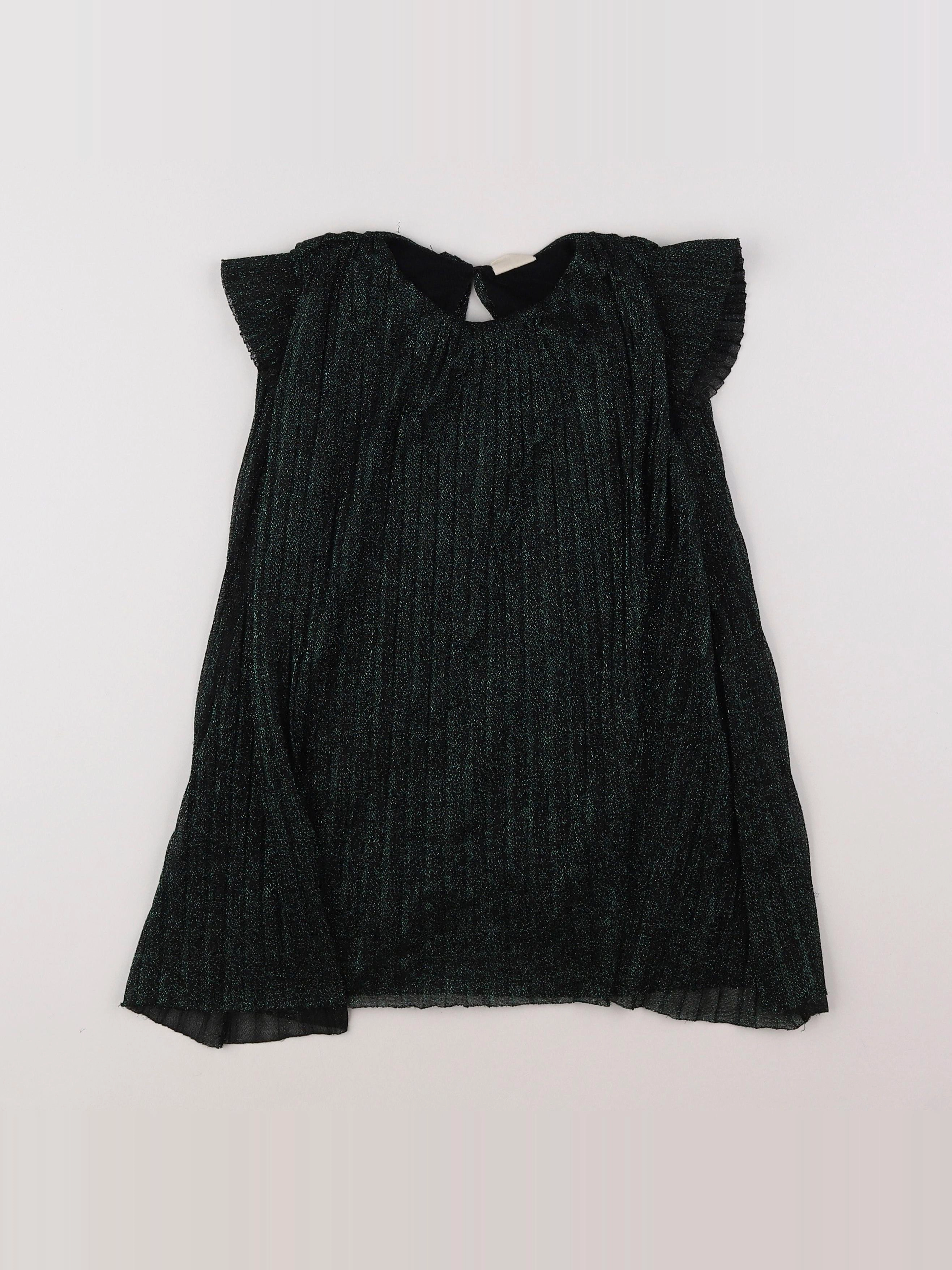 Zara - robe vert, noir - 5 ans