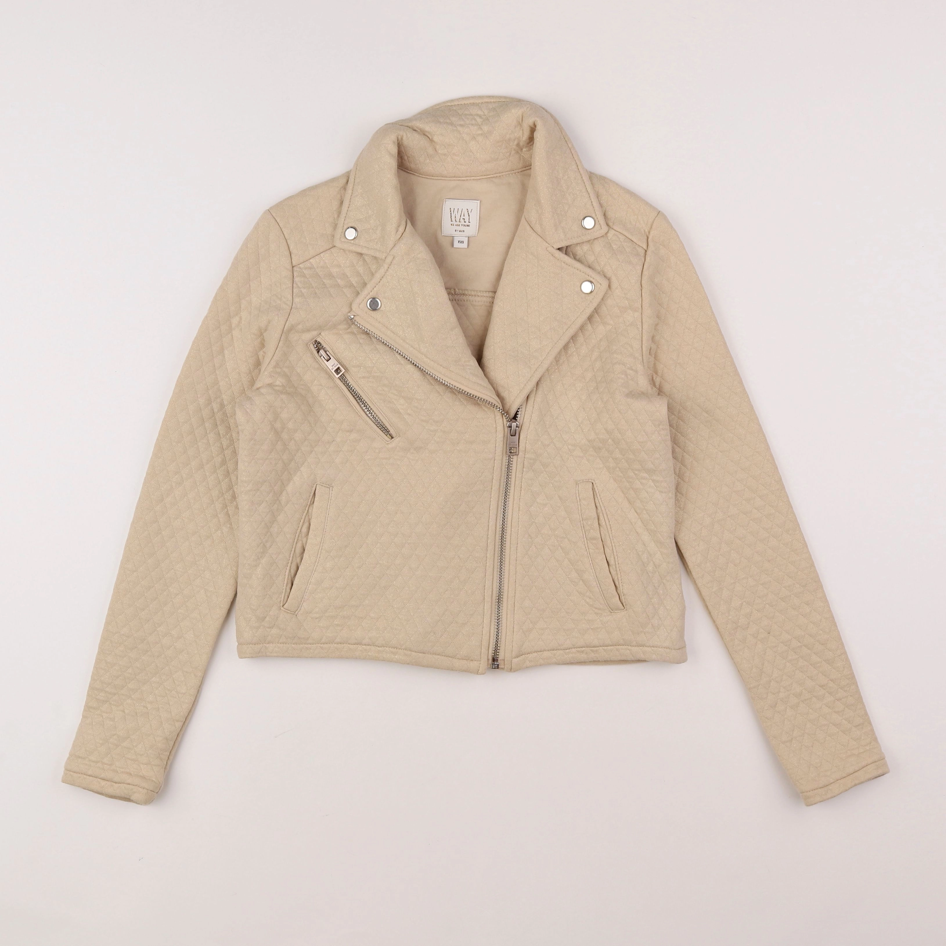 IKKS - veste or, beige - 10 ans