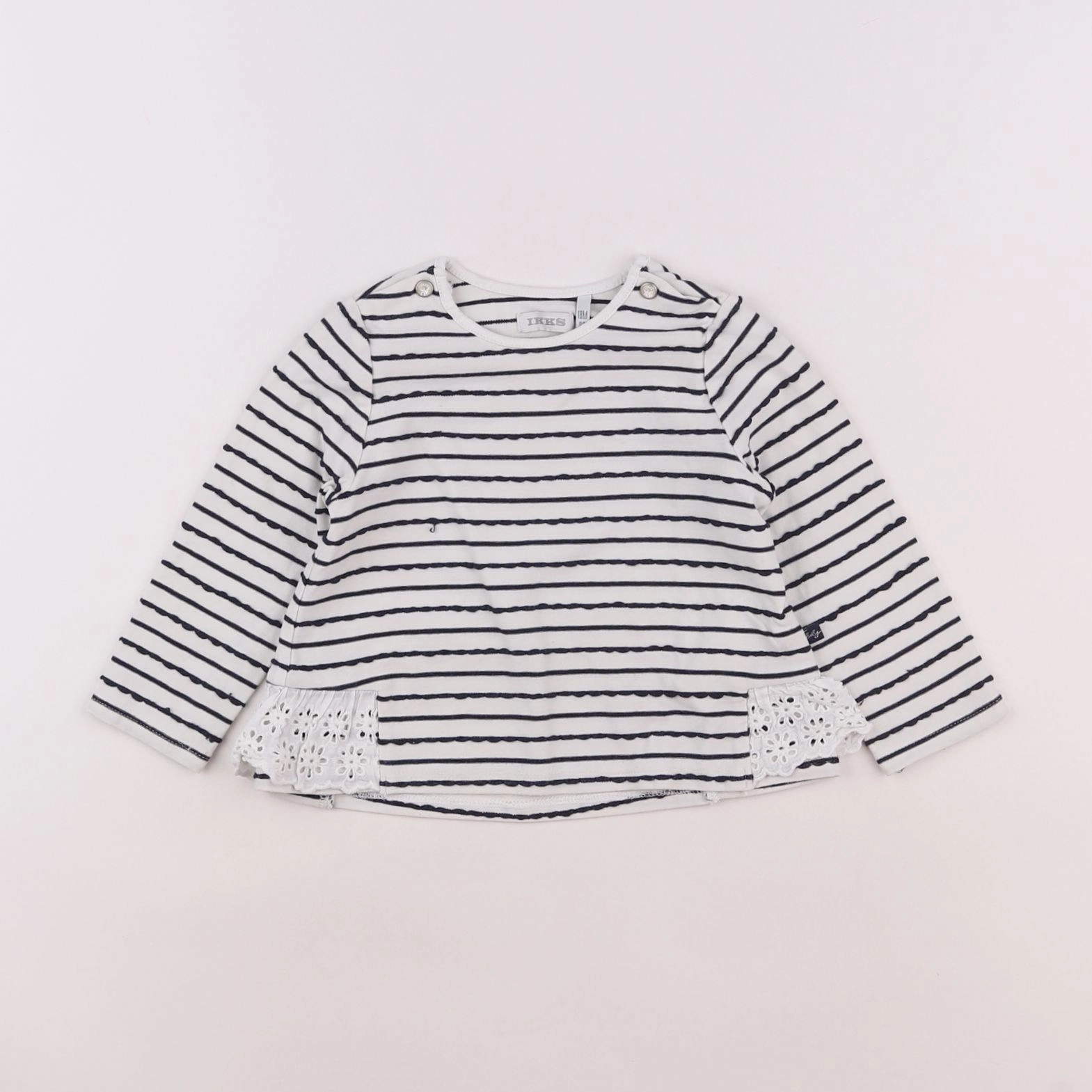 IKKS - tee-shirt bleu - 18 mois