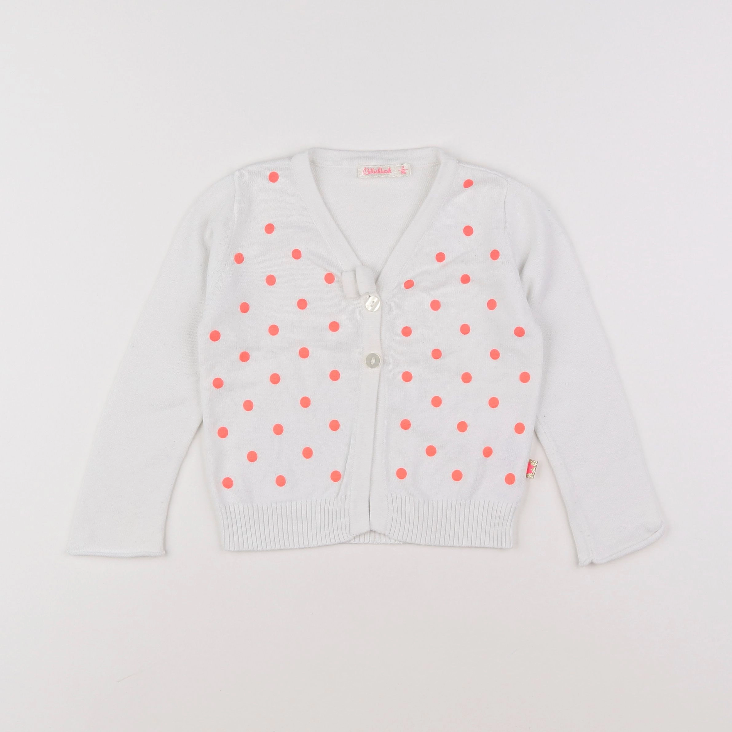 Billie Blush - gilet blanc - 2 ans