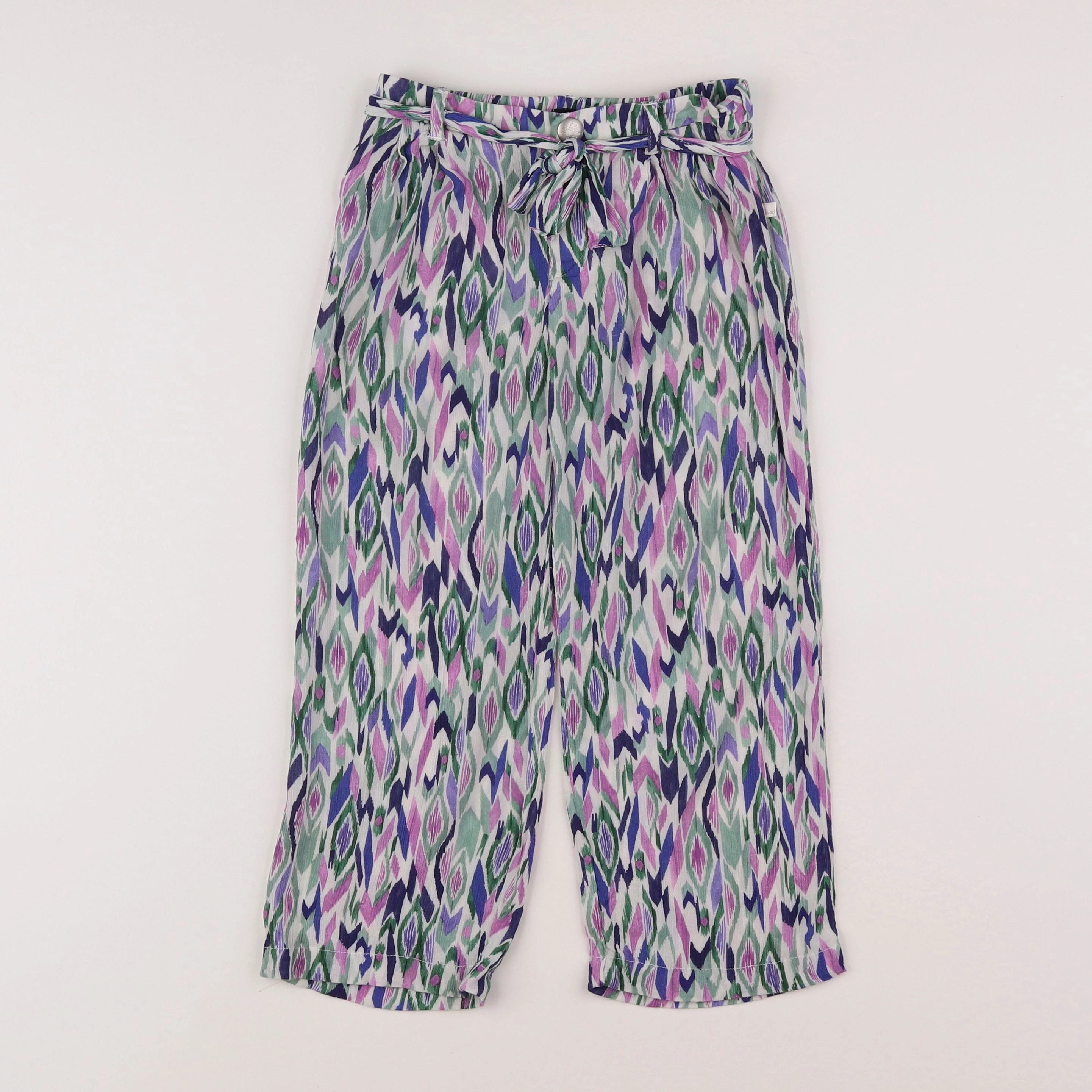 IKKS - pantalon vert, violet - 6 ans