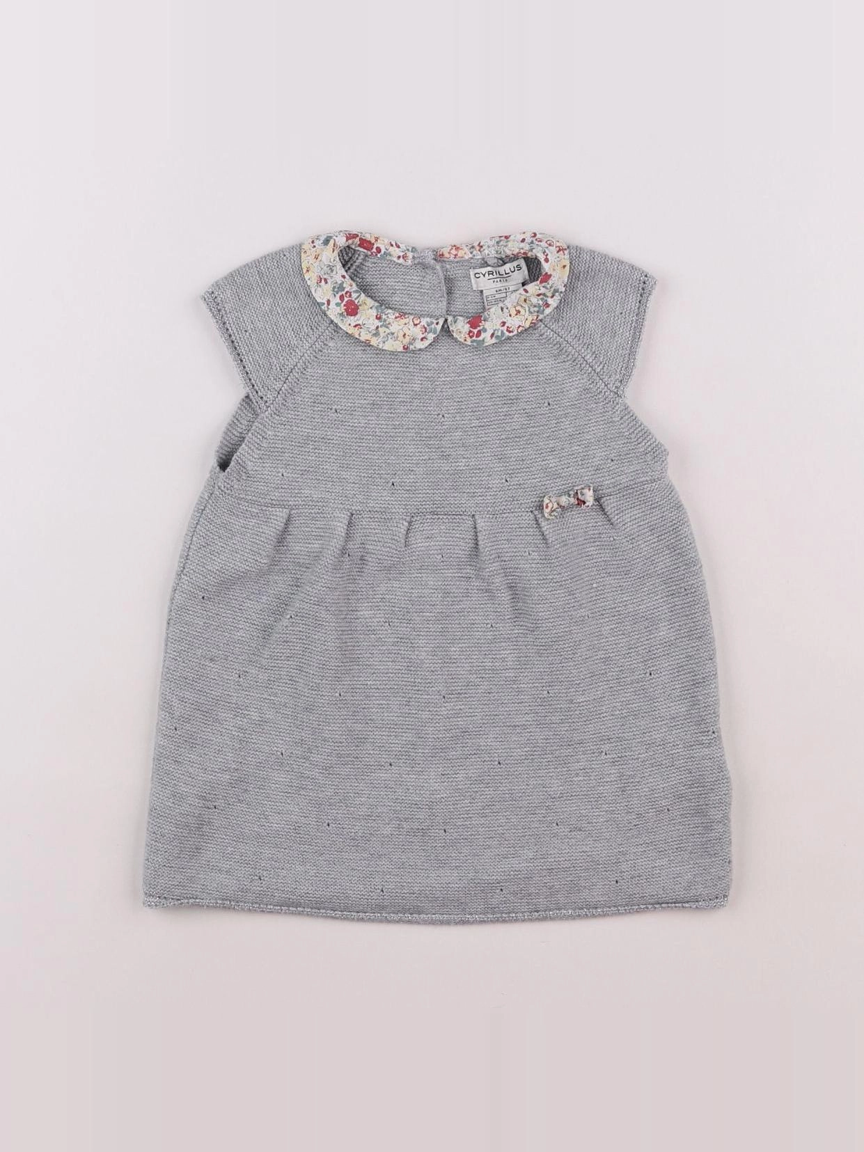 Cyrillus - robe gris - 6 mois