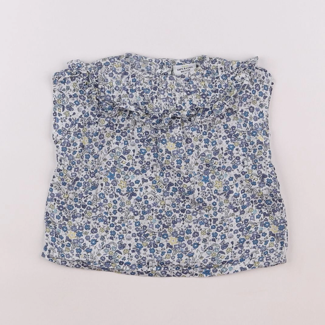 Tape à l'oeil - blouse bleu - 9 mois