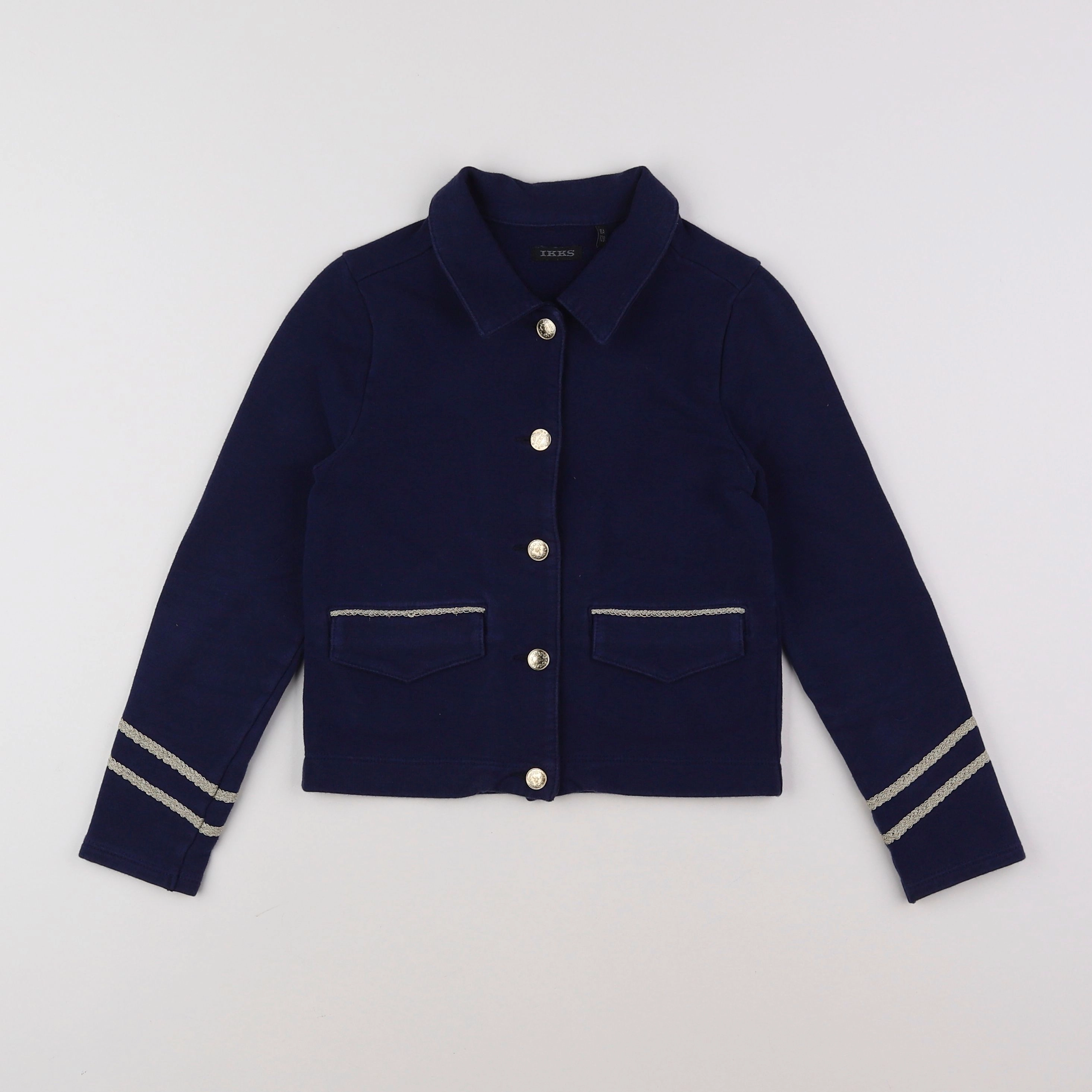 IKKS - veste bleu - 8 ans