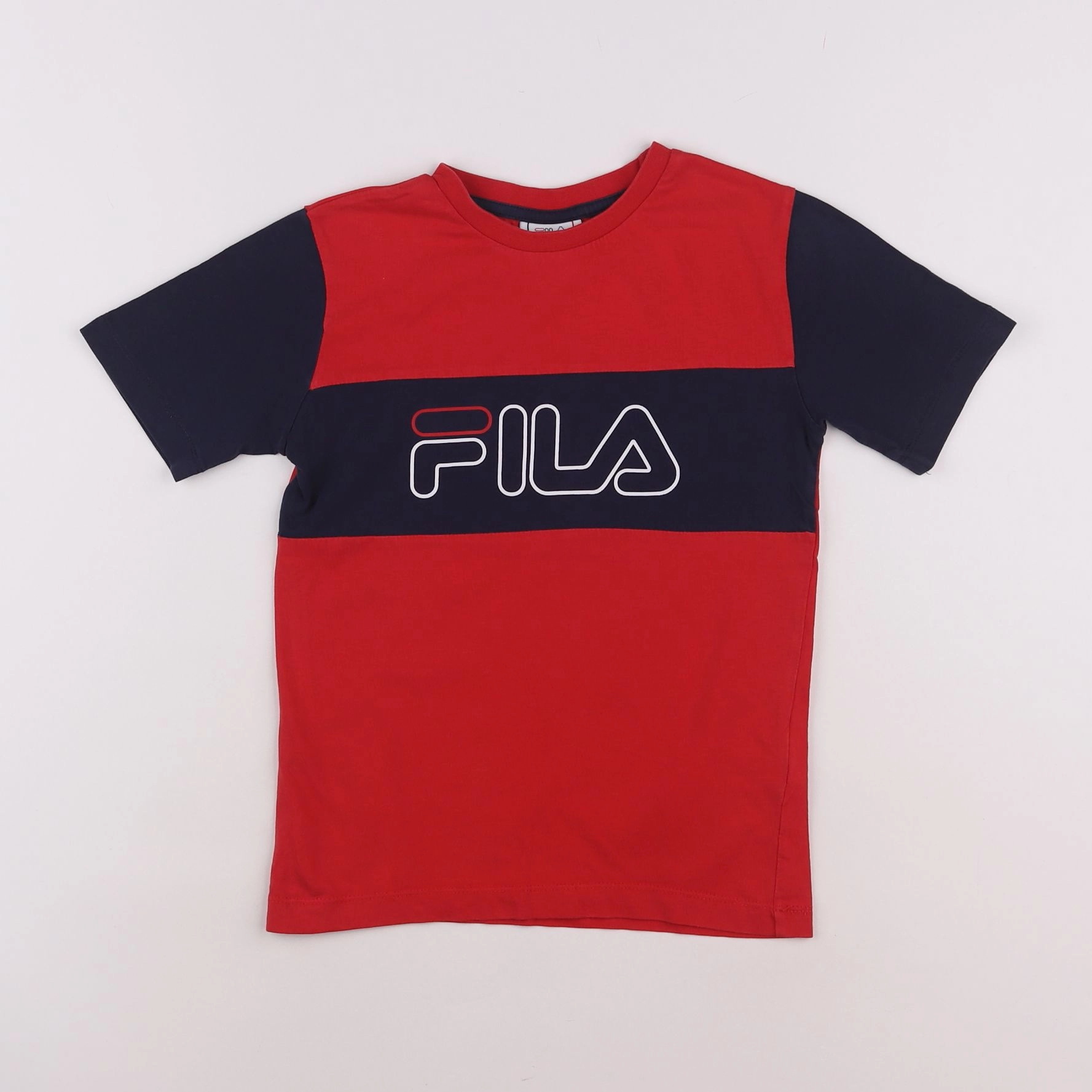 Fila - tee-shirt rouge - 7/8 ans