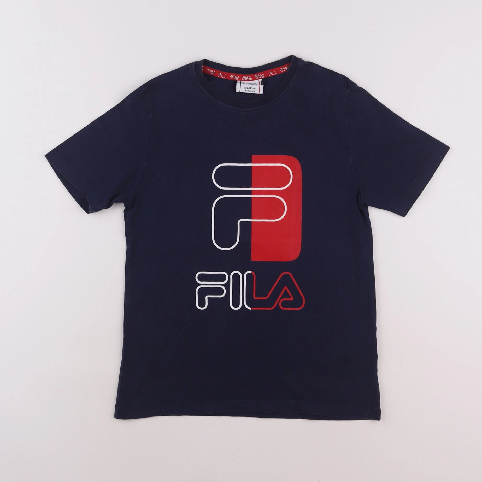 Fila - tee-shirt bleu - 9/10 ans