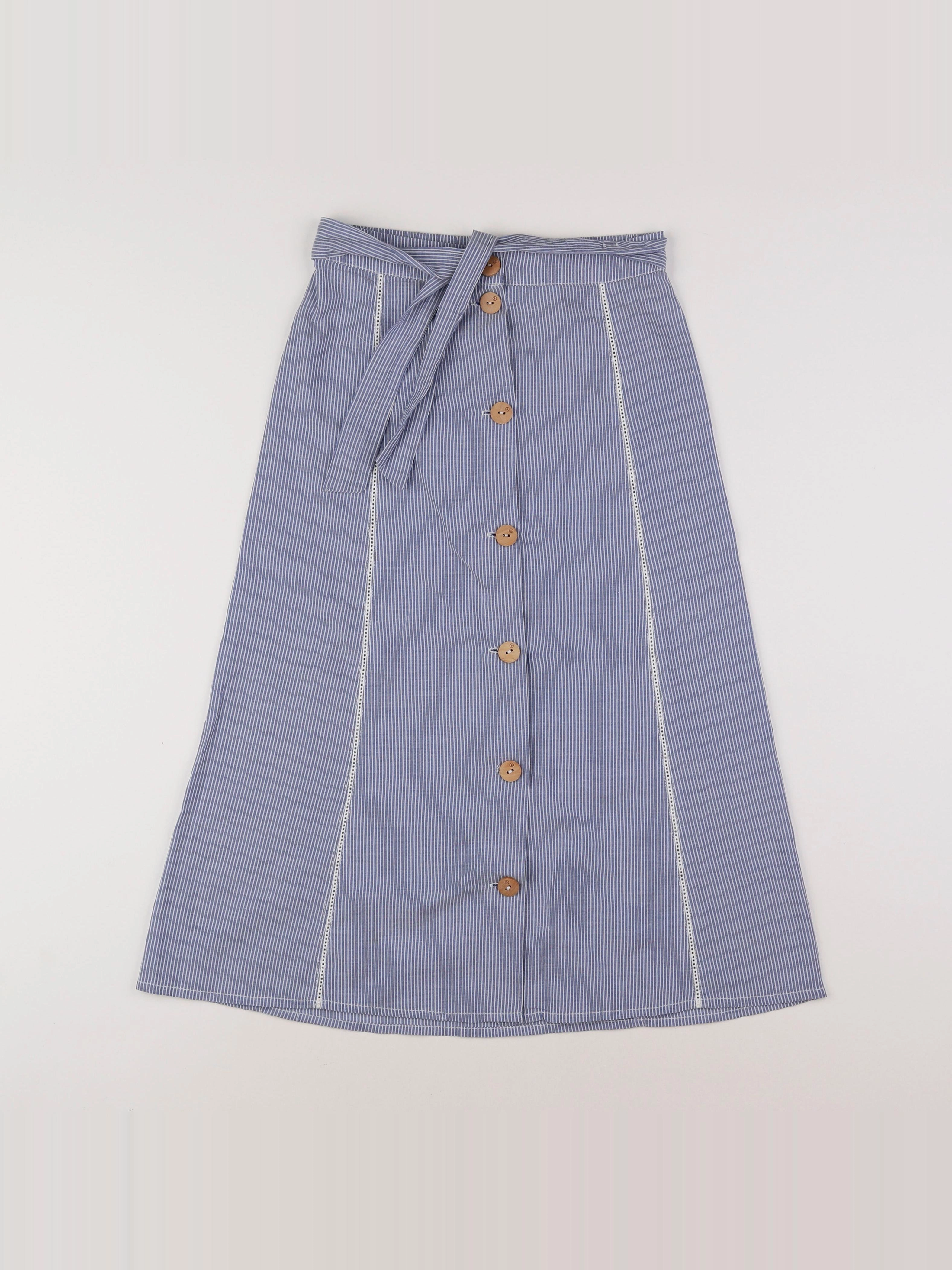 IKKS - jupe bleu - 8 ans