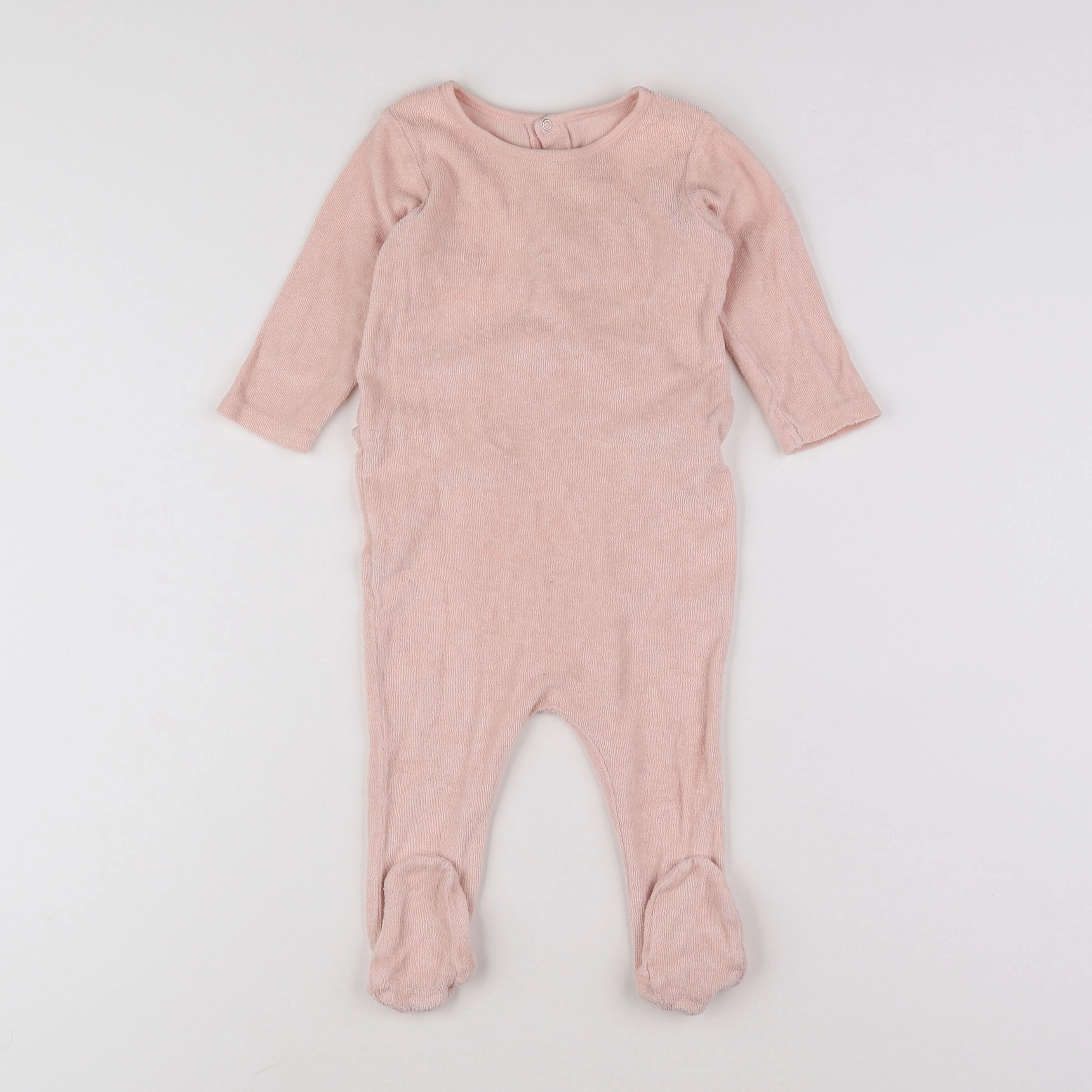 Bonton - pyjama coton rose - 12 mois