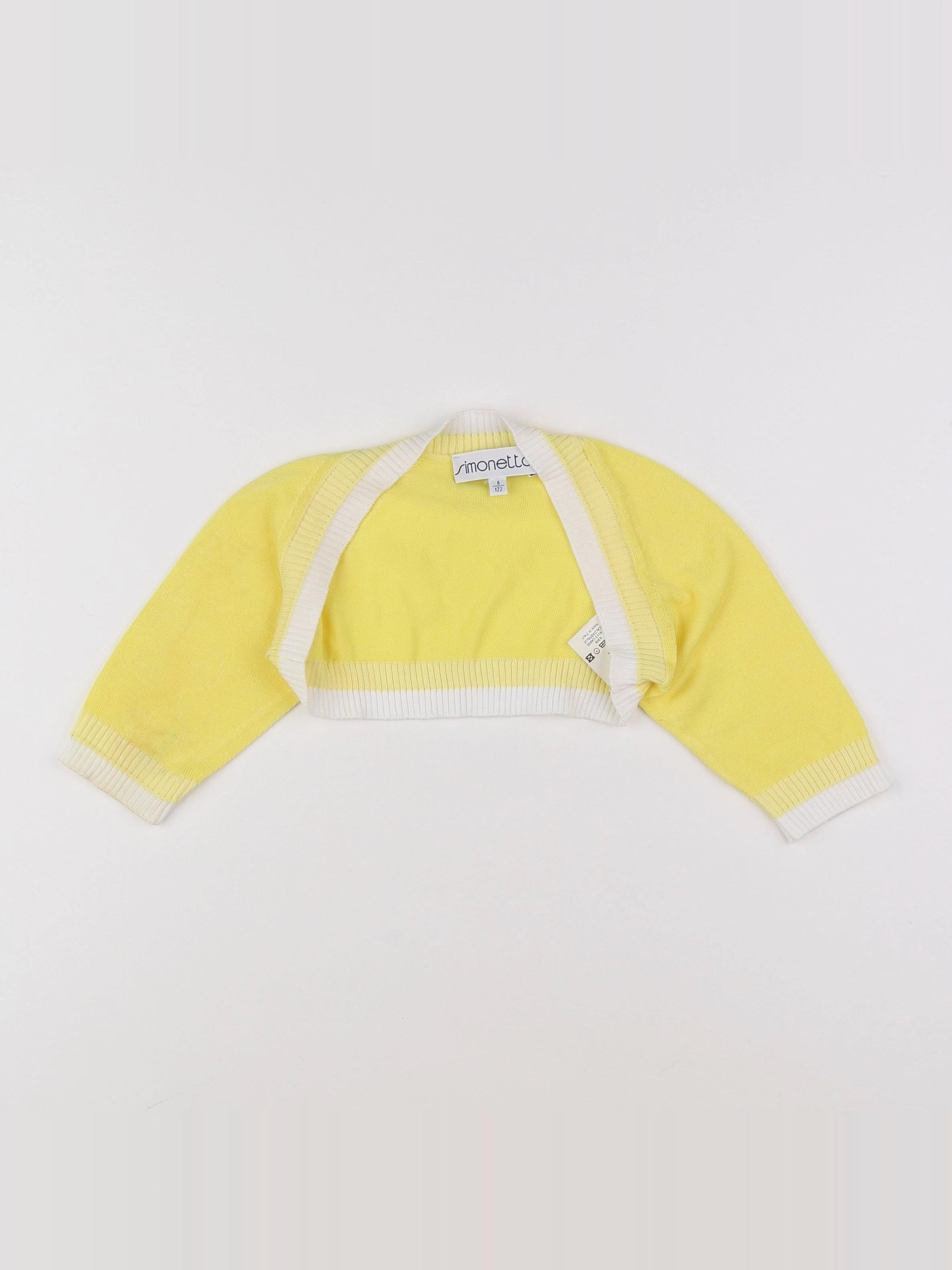 Simonetta - gilet jaune - 6 ans
