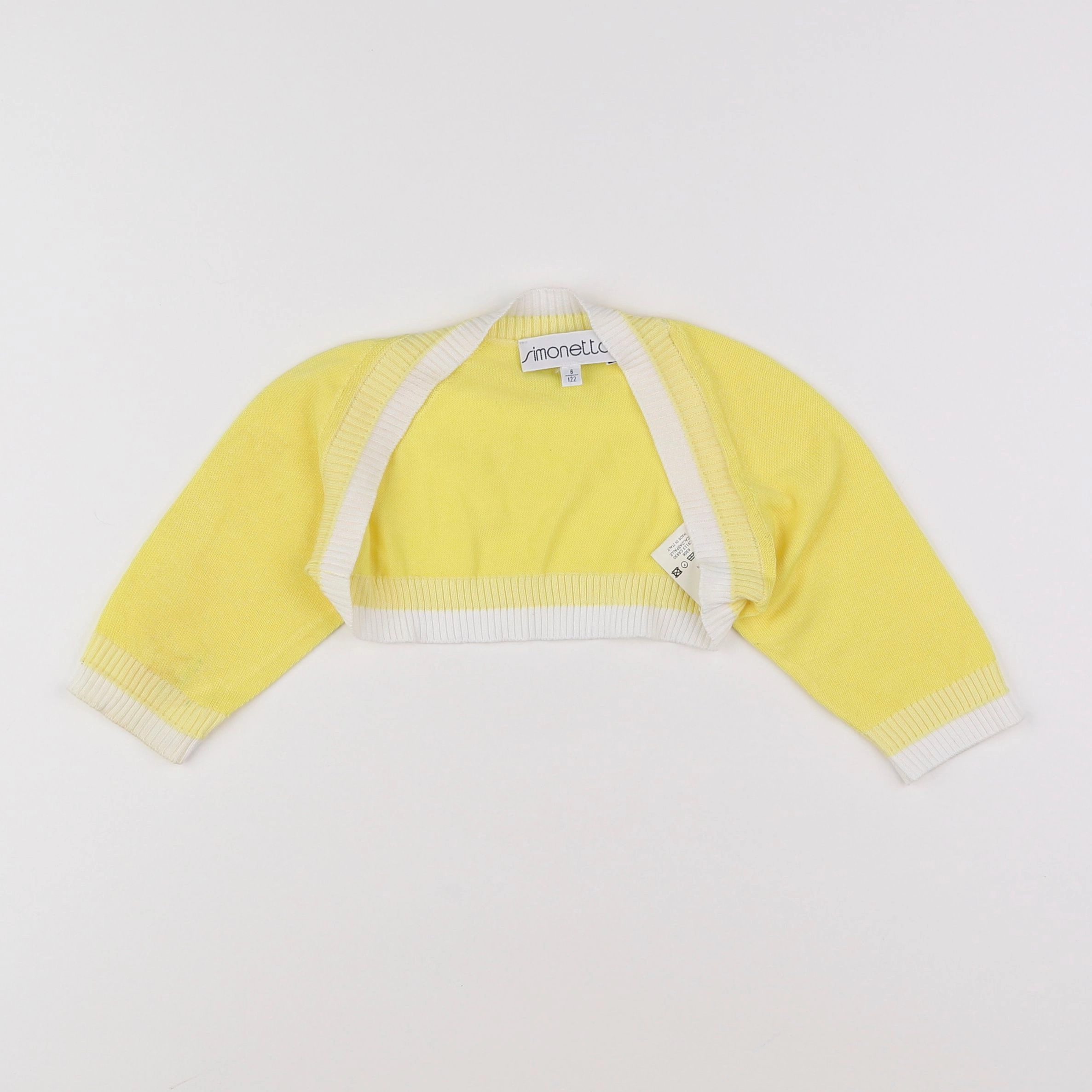 Simonetta - gilet jaune - 6 ans