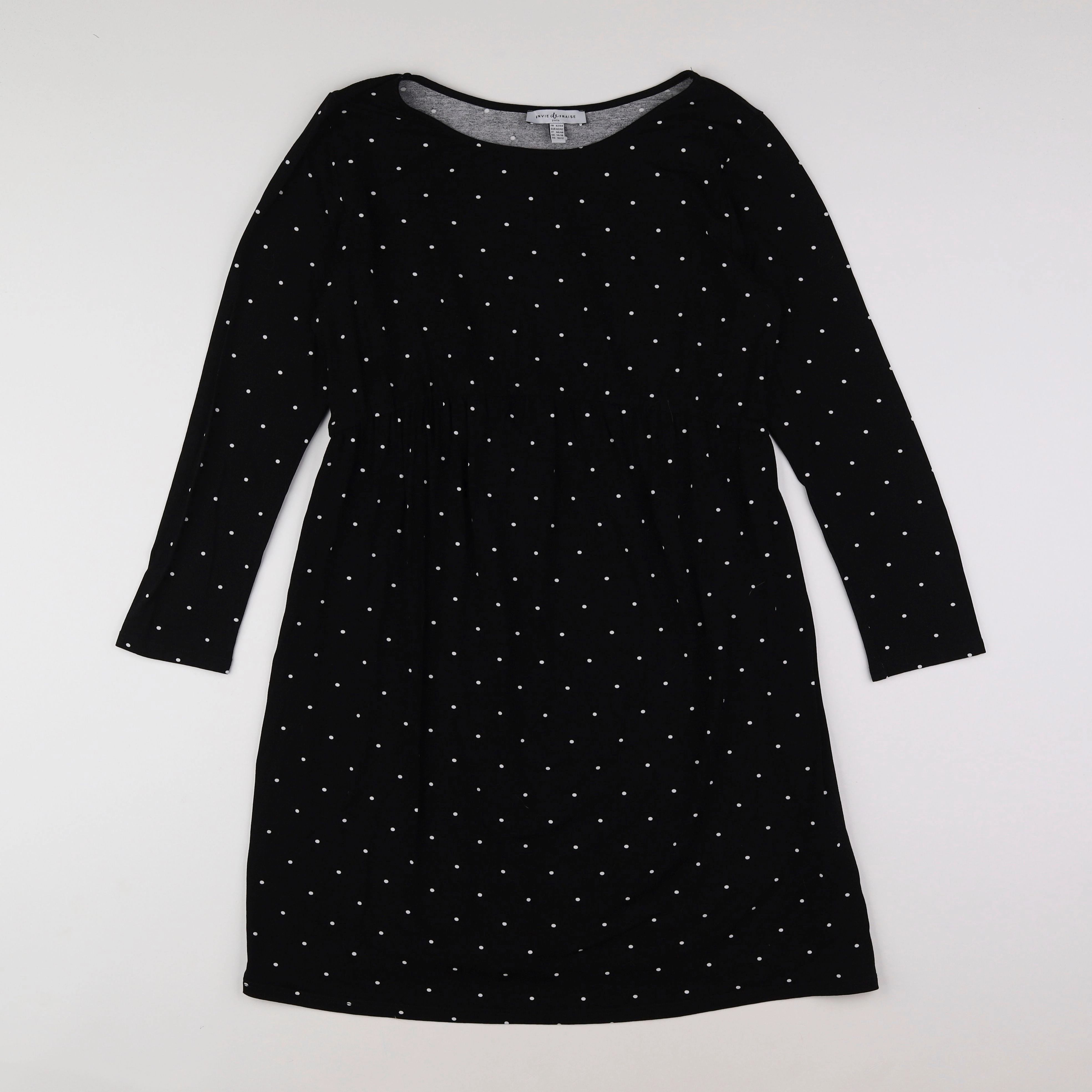 Envie de fraise - robe allaitement noir - 42 à 44