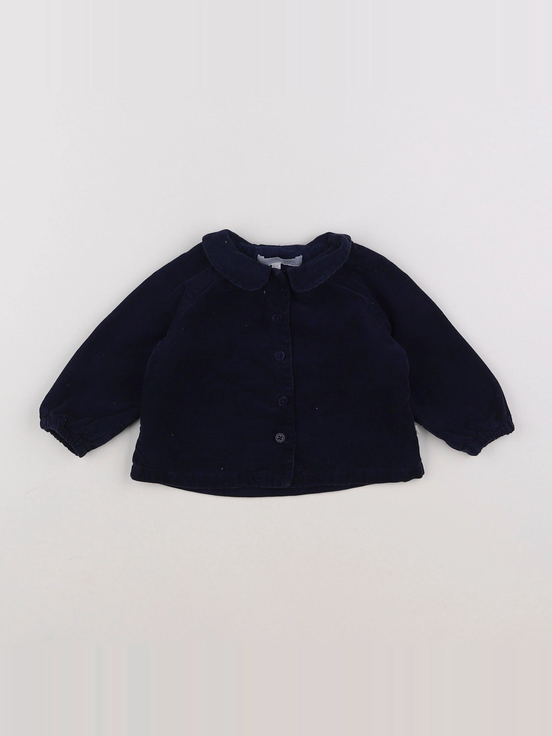 Cadet Rousselle - blouse bleu - 6 mois