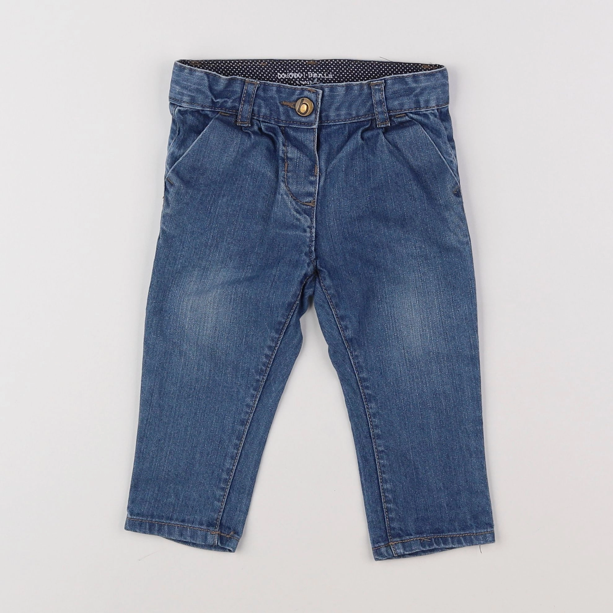 Boutchou - jean bleu - 9 mois