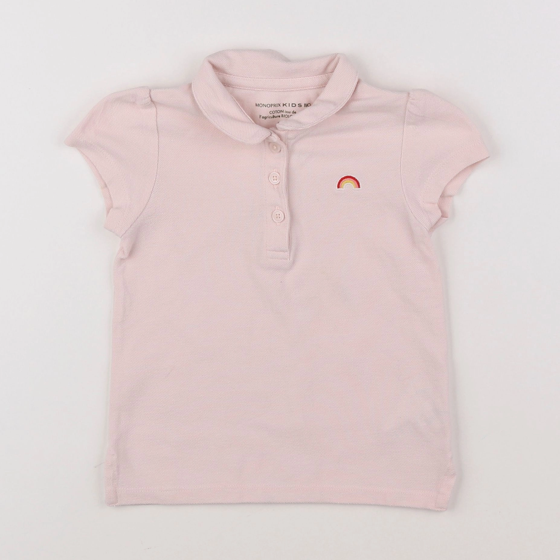 Monoprix - polo rose - 3 ans