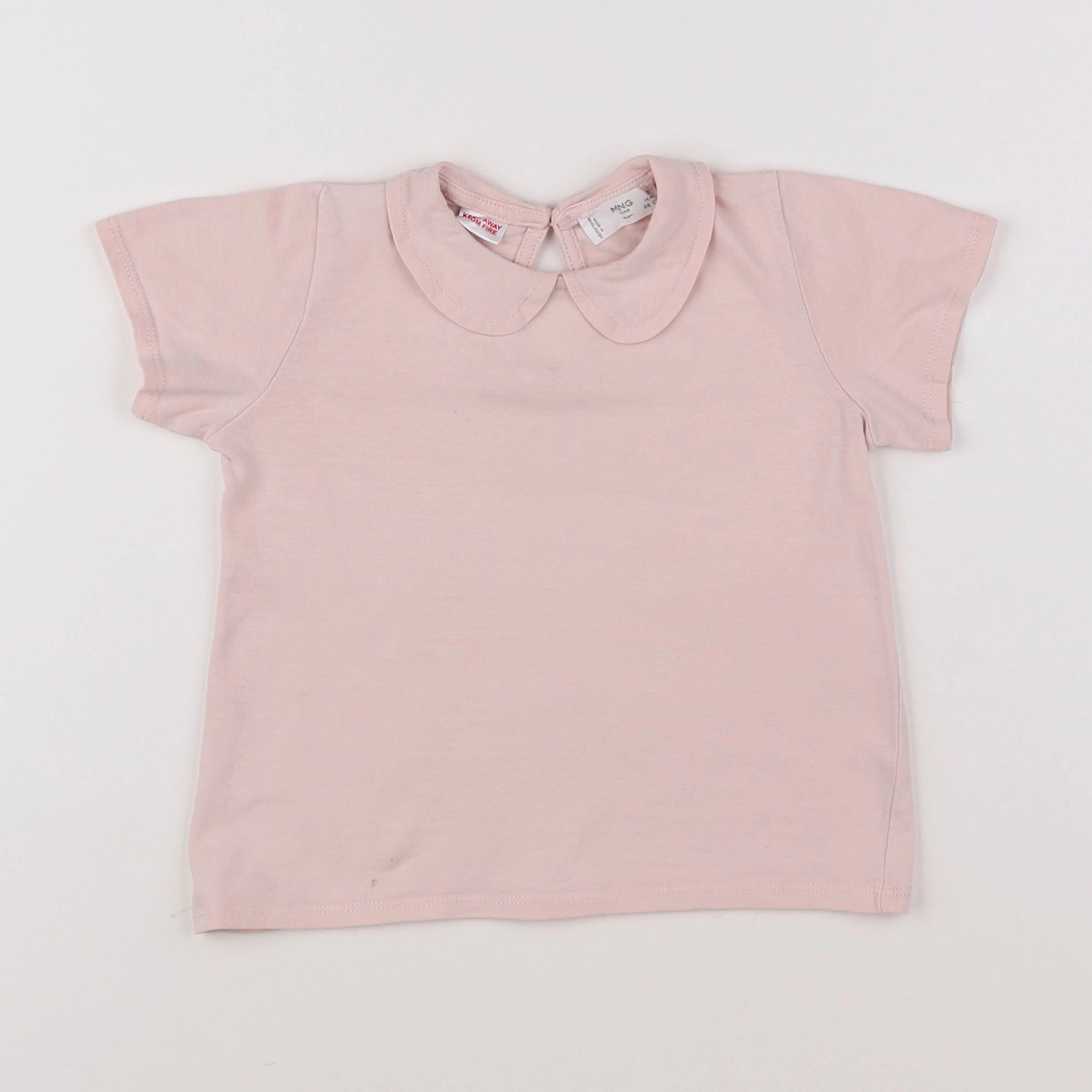 Mango - tee-shirt rose - 2/3 ans