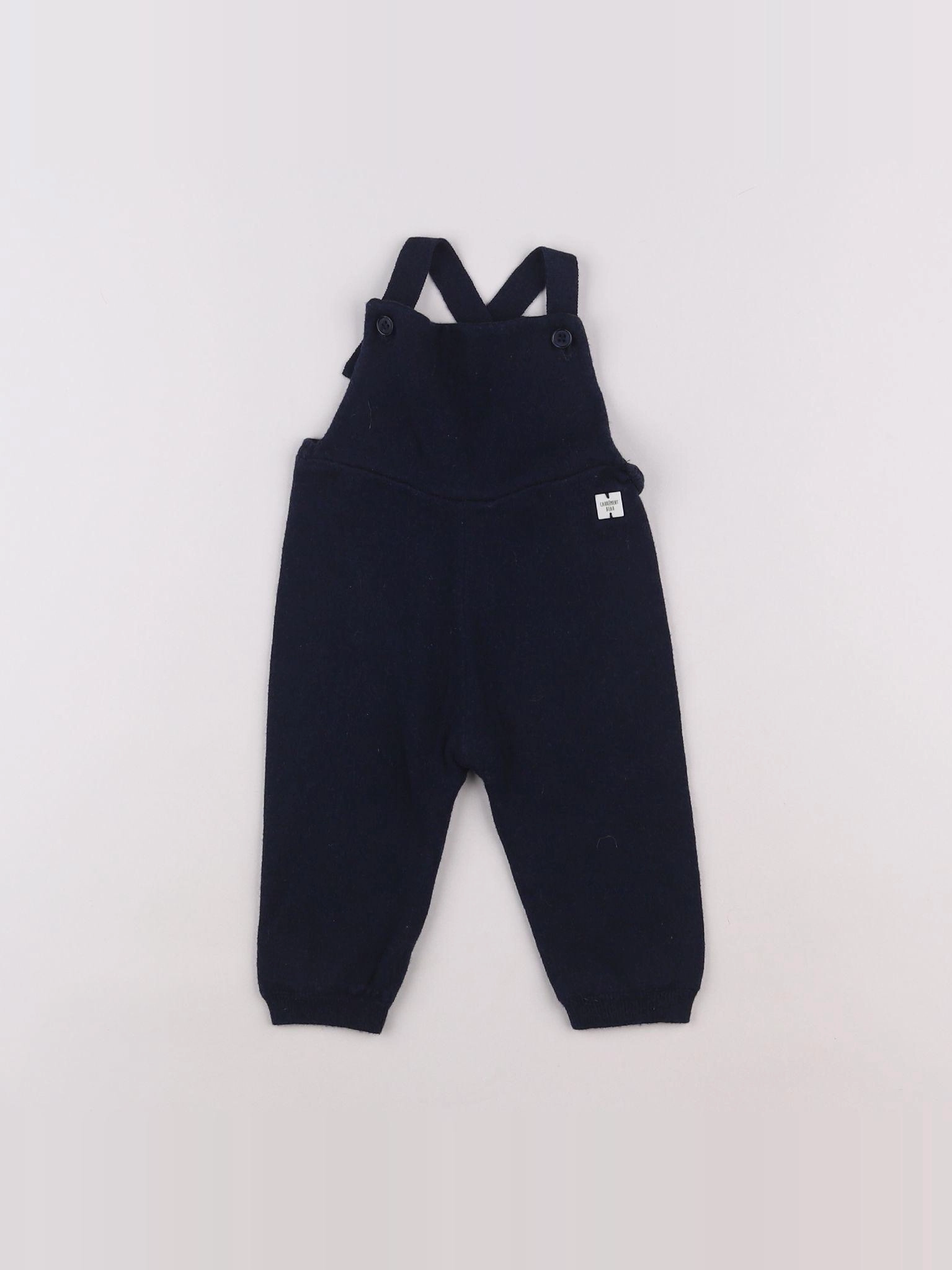 Carrément Beau - salopette bleu - 6 mois