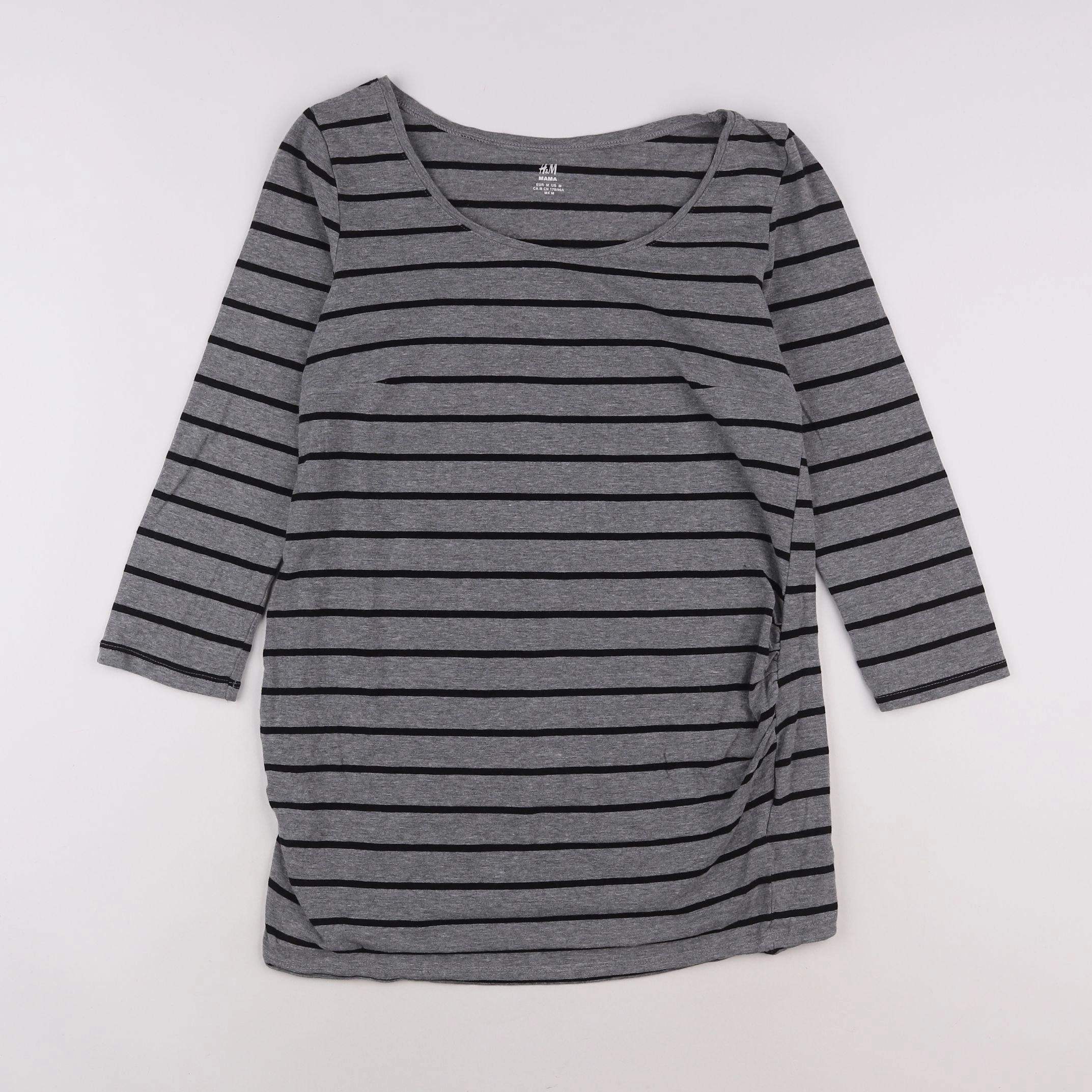 H&M - tee-shirt grossesse gris - 38