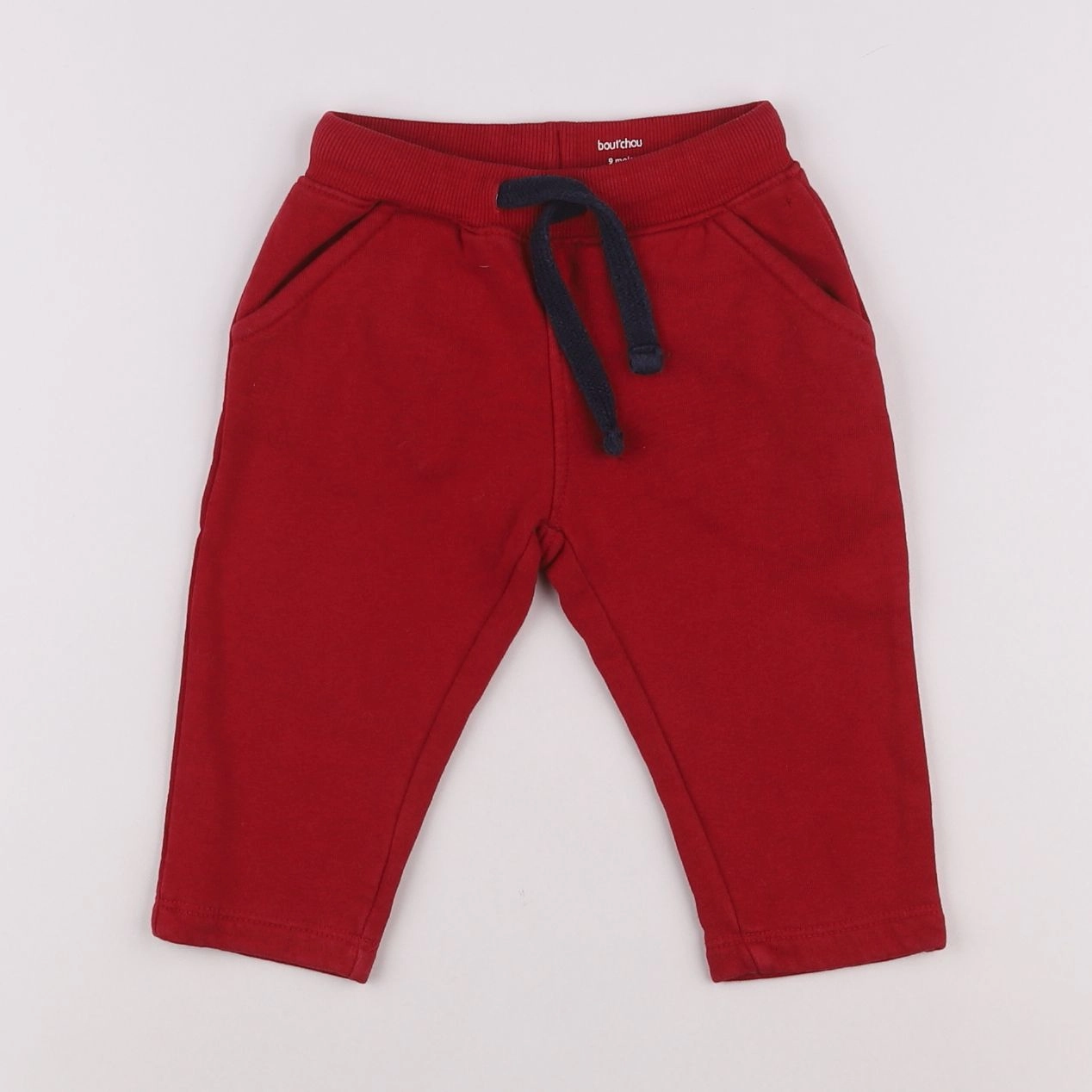 Boutchou - pantalon rouge - 9 mois