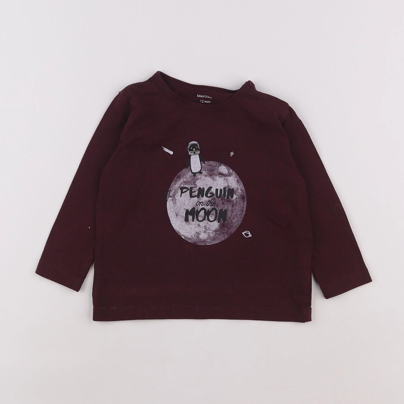 Boutchou - tee-shirt violet - 12 mois