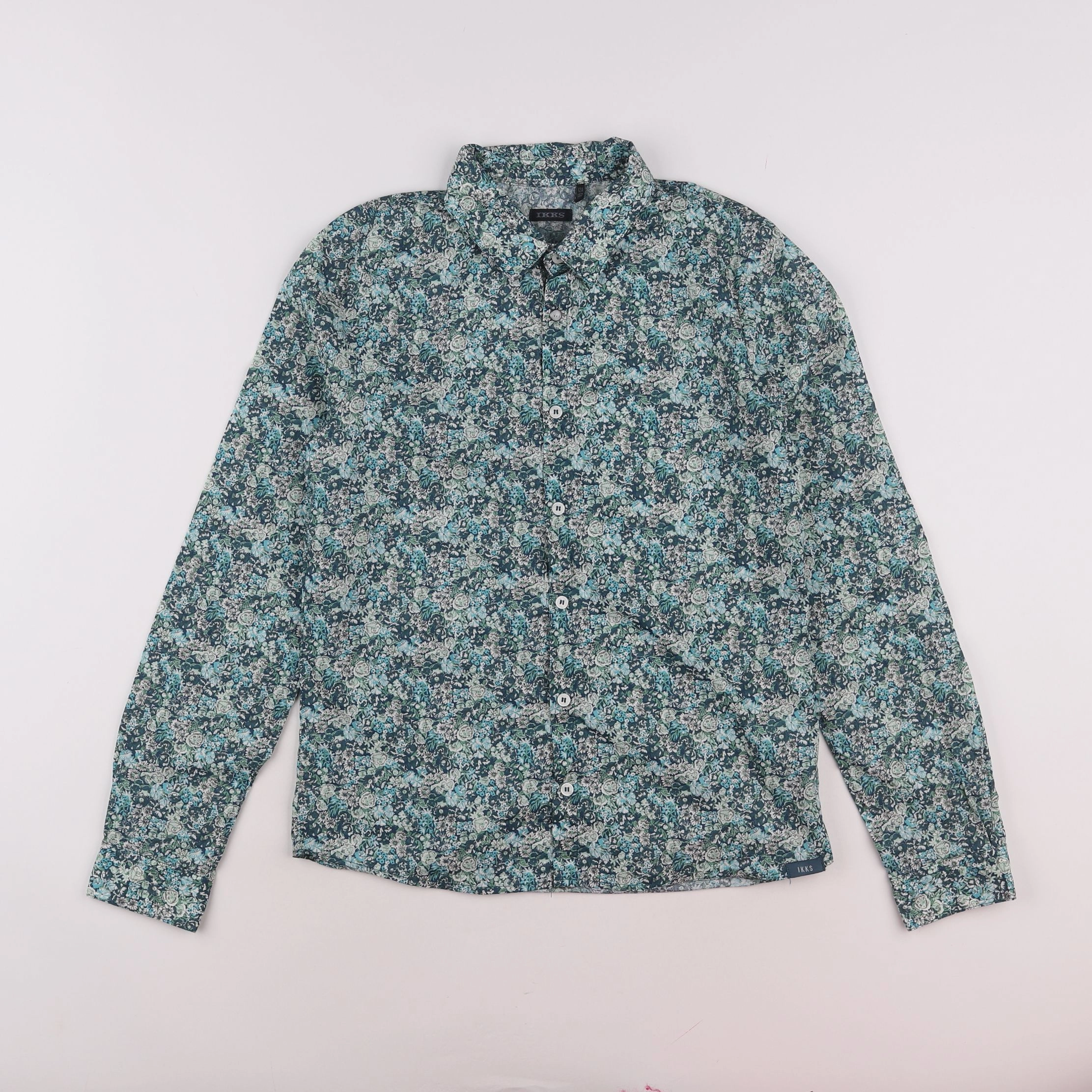 IKKS - chemise vert - 12 ans