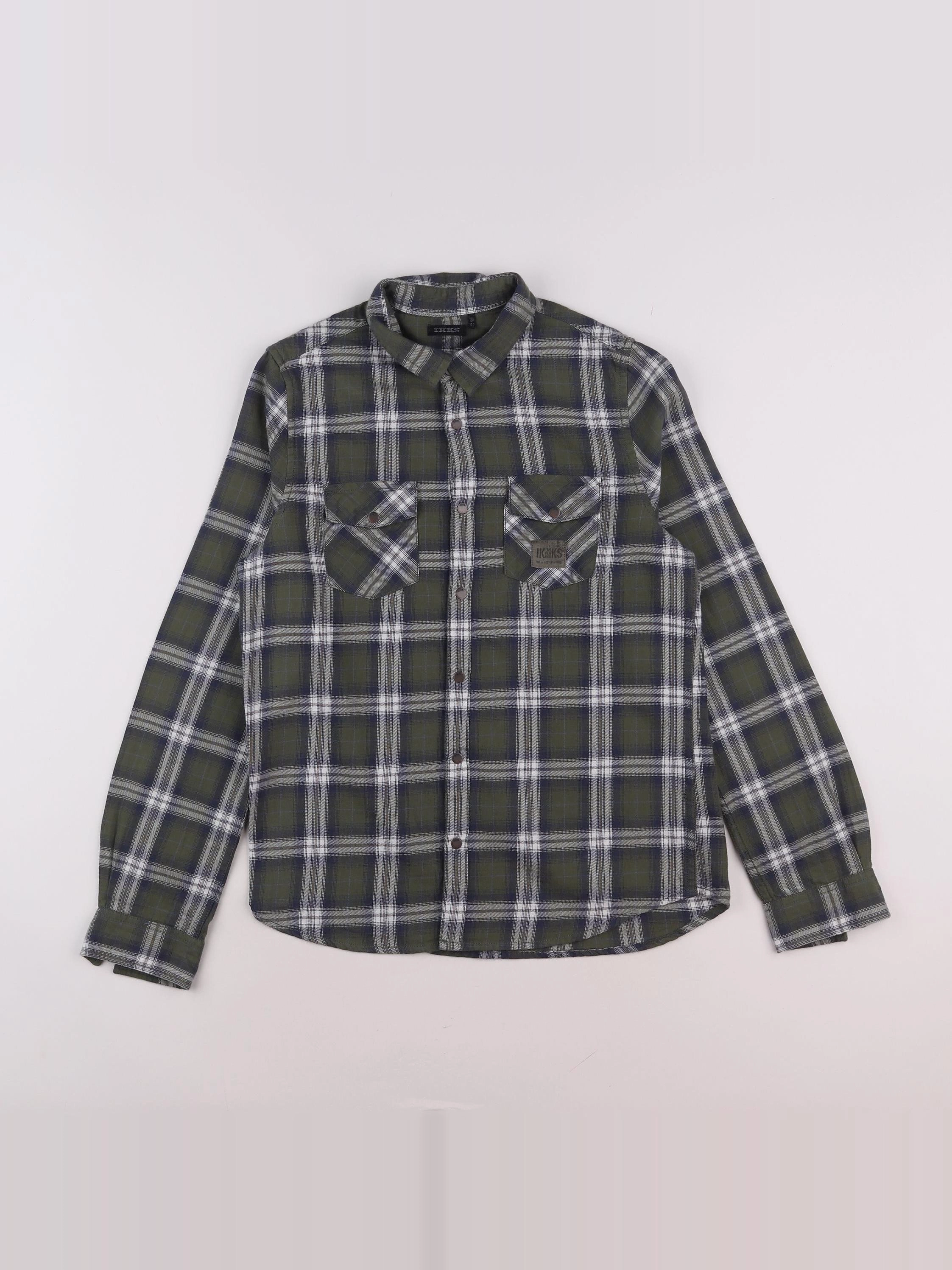 IKKS - chemise vert - 12 ans