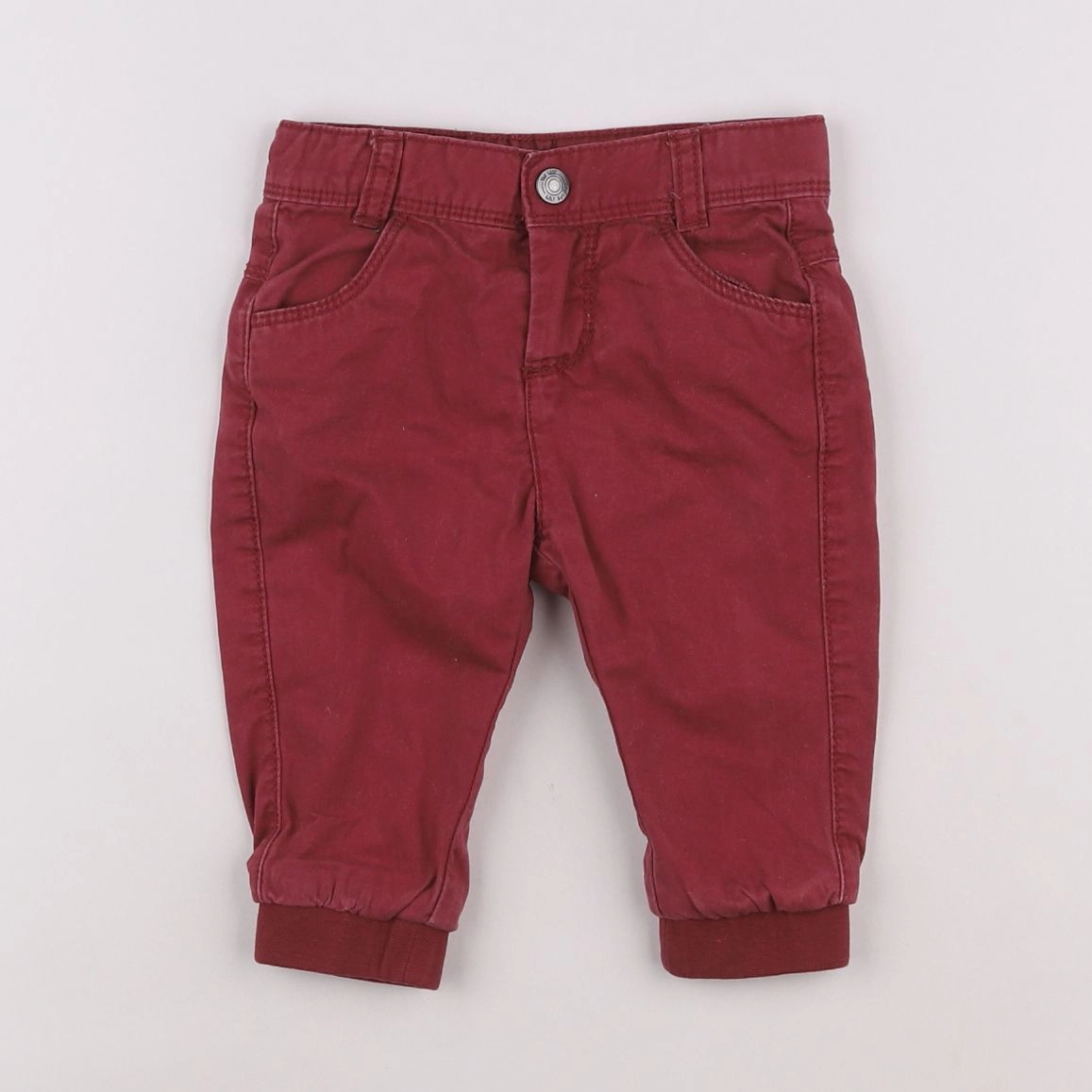 Tape à l'oeil - pantalon rouge - 6 mois