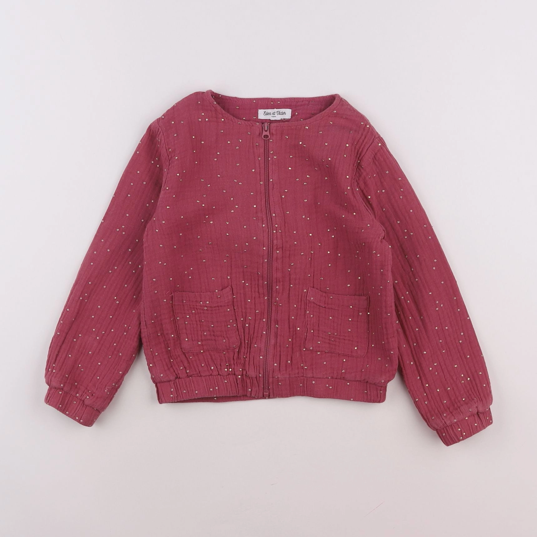 Eden & Victor - veste rose - 5 ans