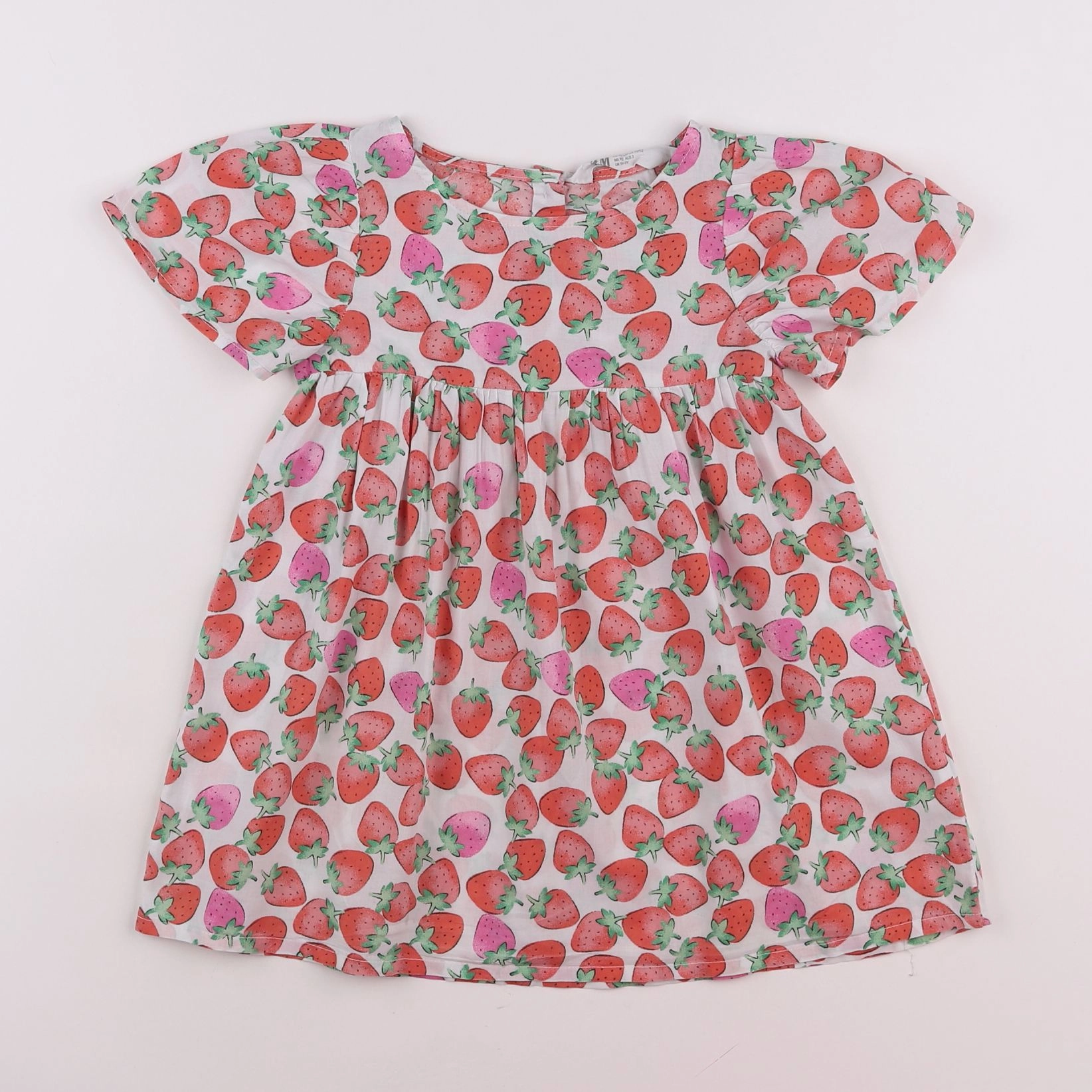 H&M - robe rose - 2 ans