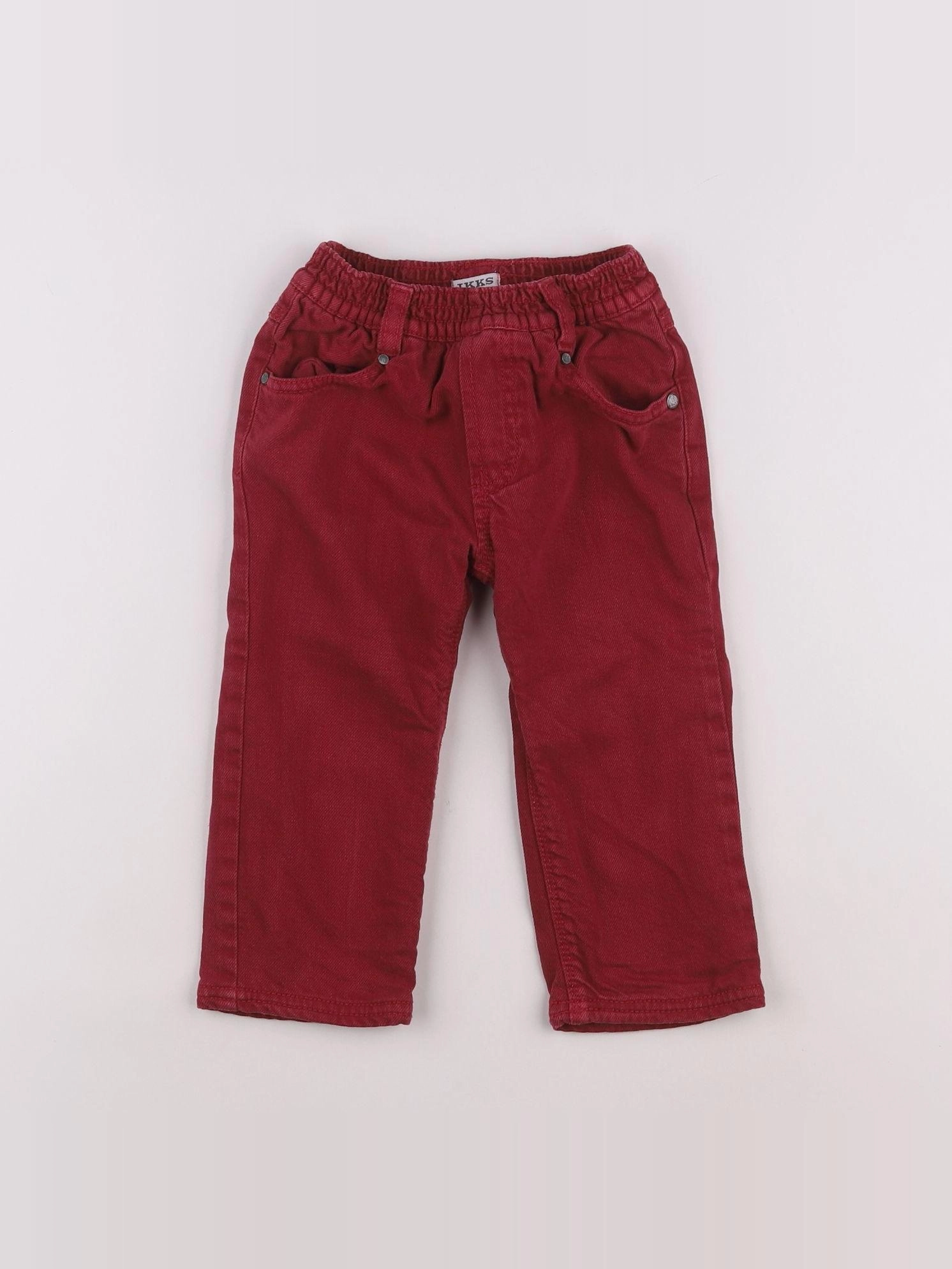 IKKS - jean rouge - 18 mois
