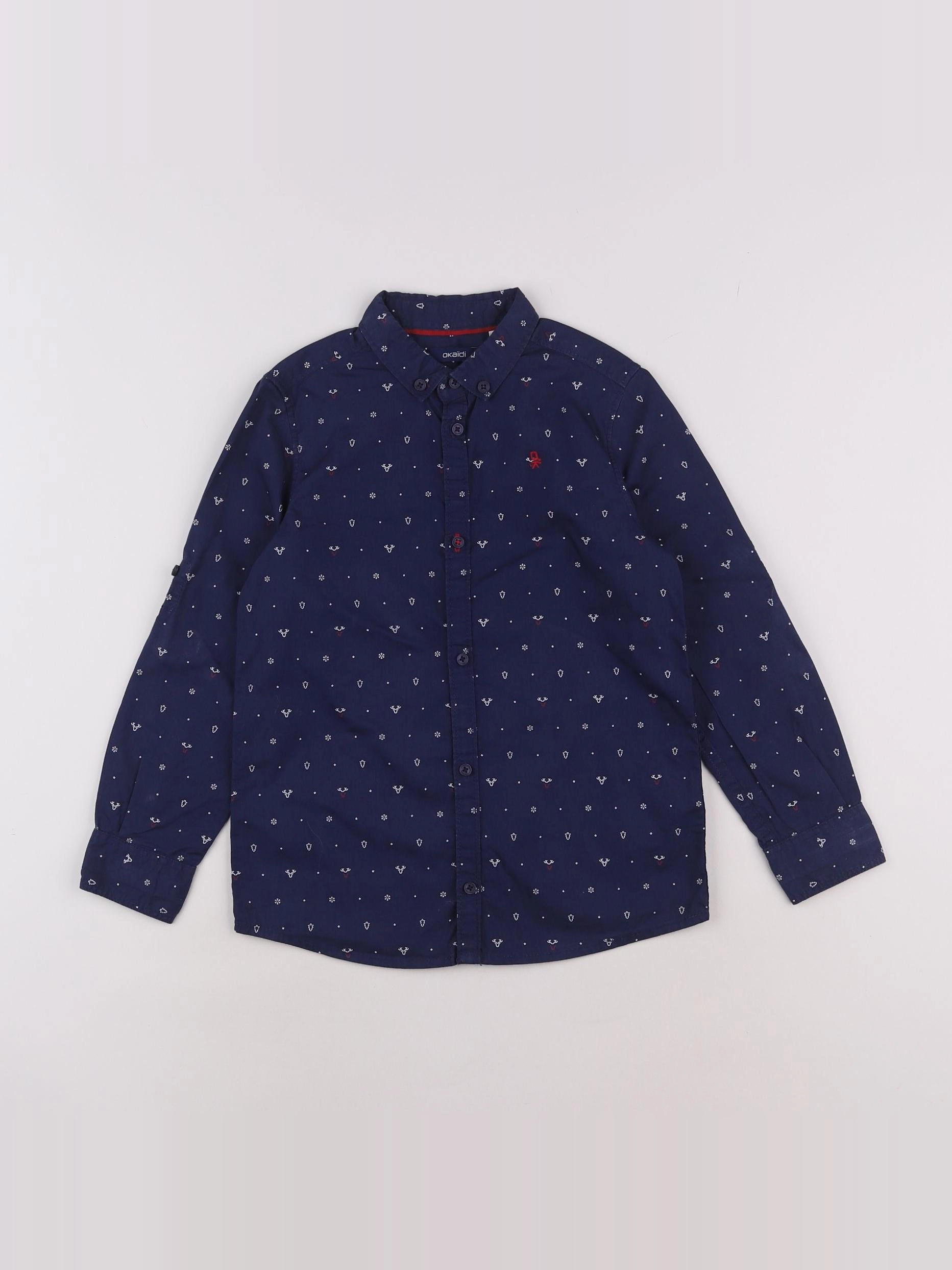 Okaidi - chemise bleu - 6 ans