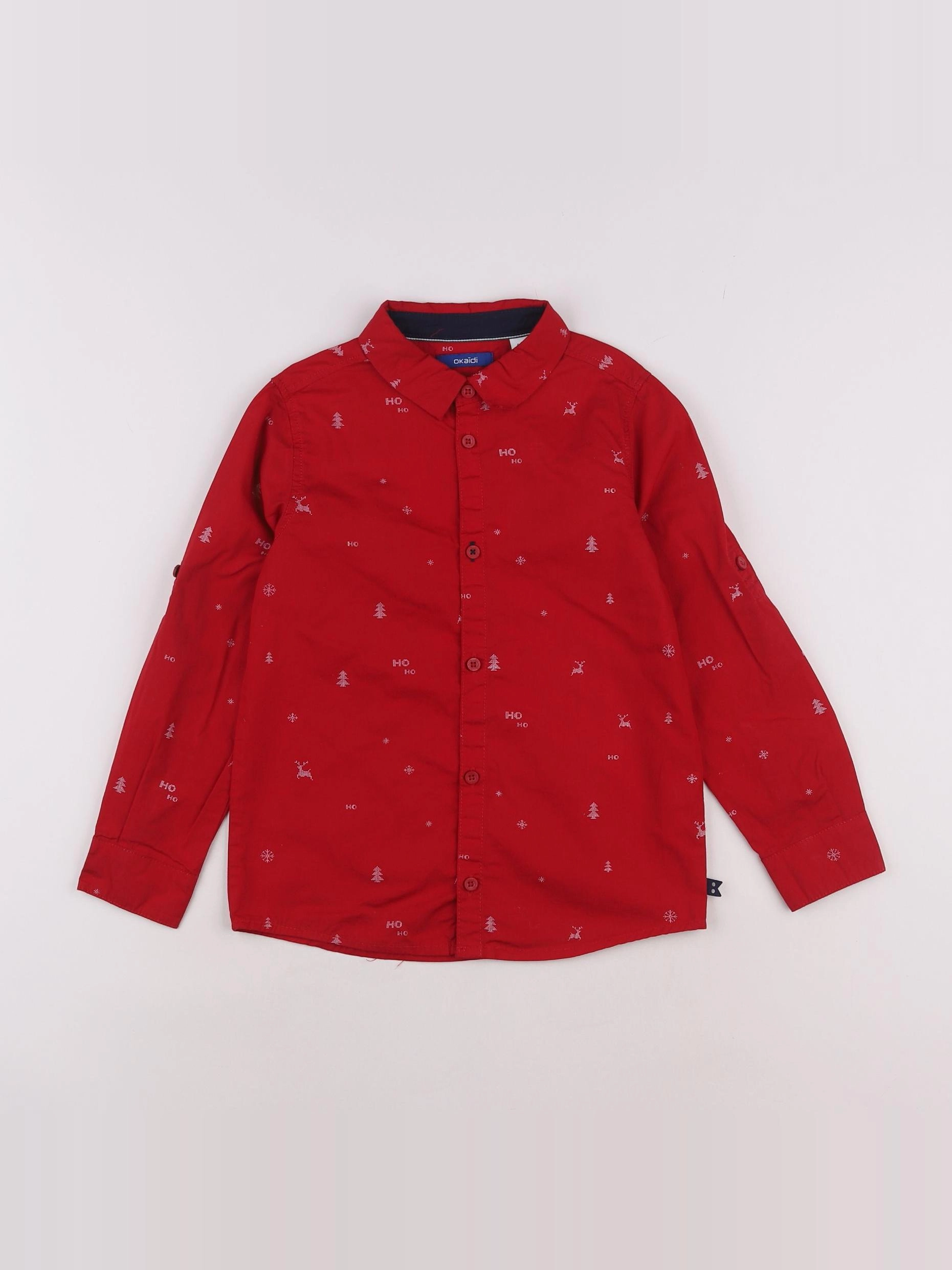 Okaidi - chemise rouge - 6 ans