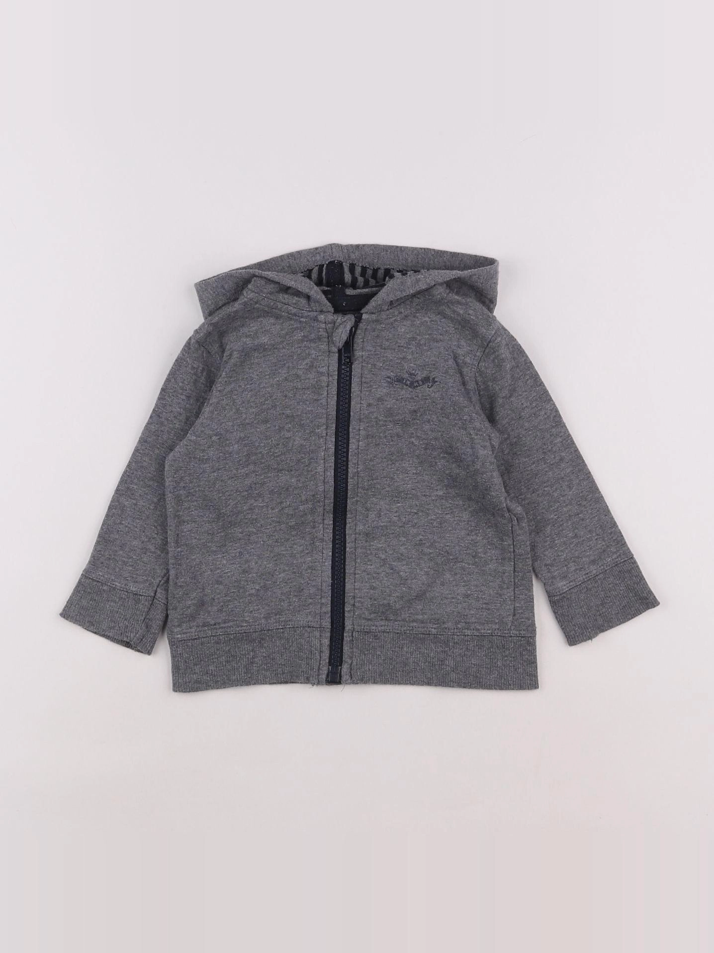 IKKS - sweat gris - 12 mois