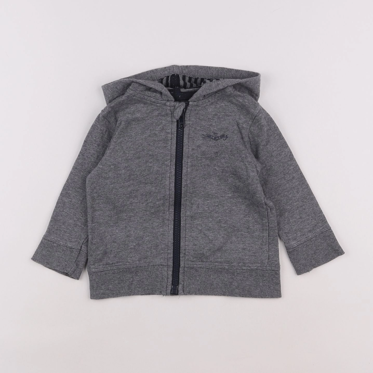 IKKS - sweat gris - 12 mois