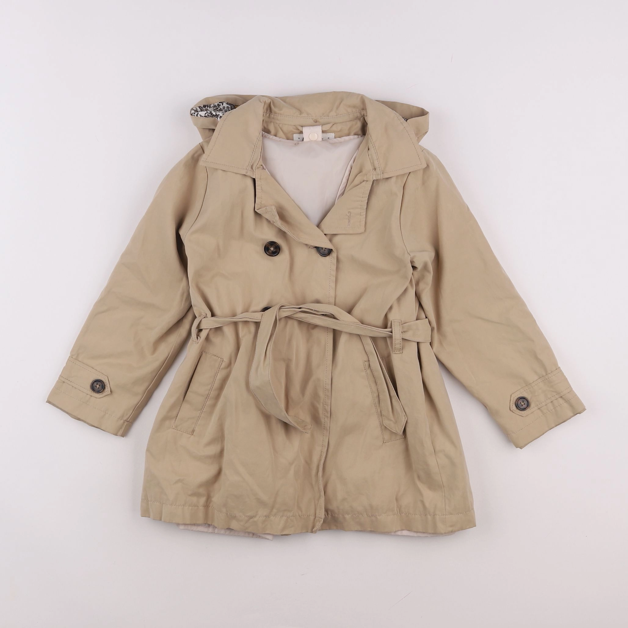 Vertbaudet - trench marron - 6 ans