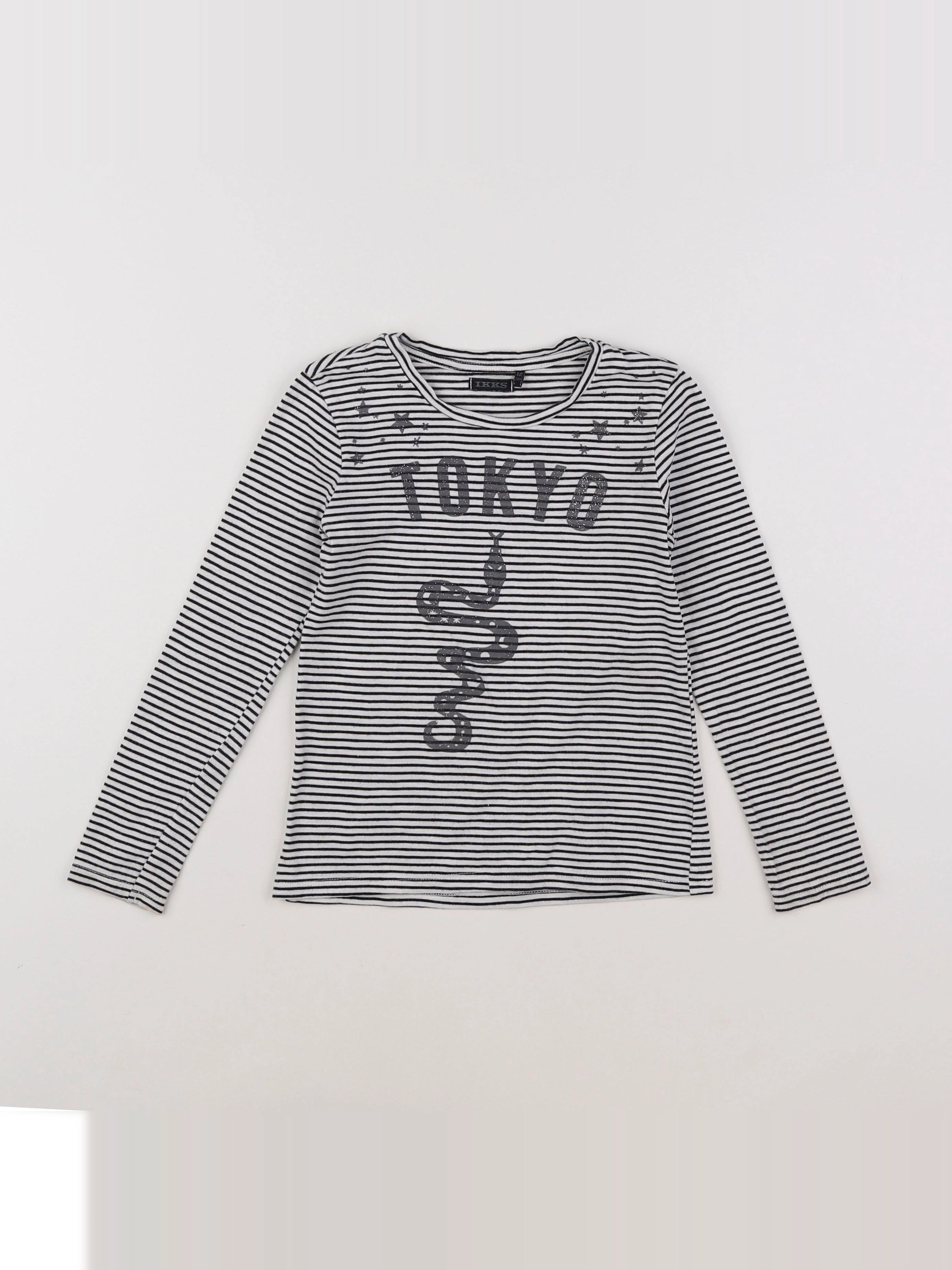 IKKS - tee-shirt noir - 6 ans