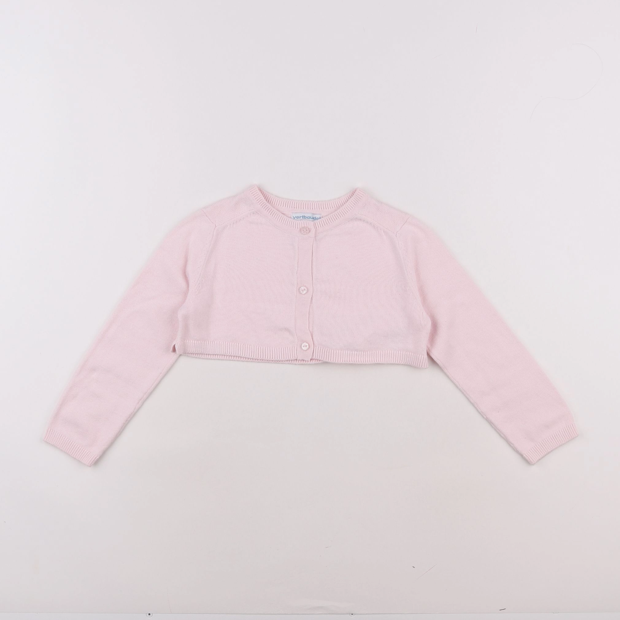 Vertbaudet - gilet rose - 4 ans