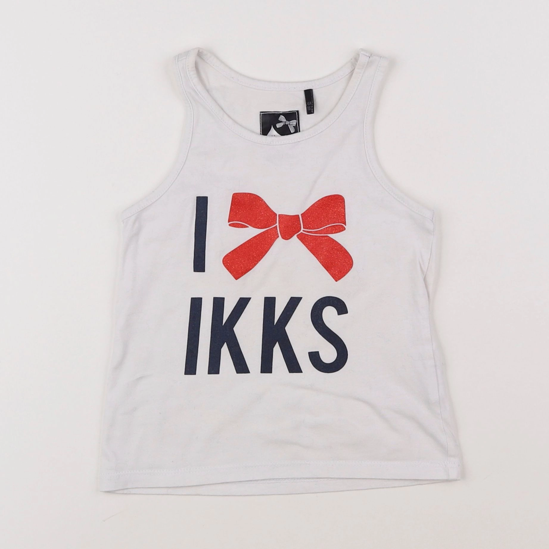 IKKS - débardeur blanc - 4 ans