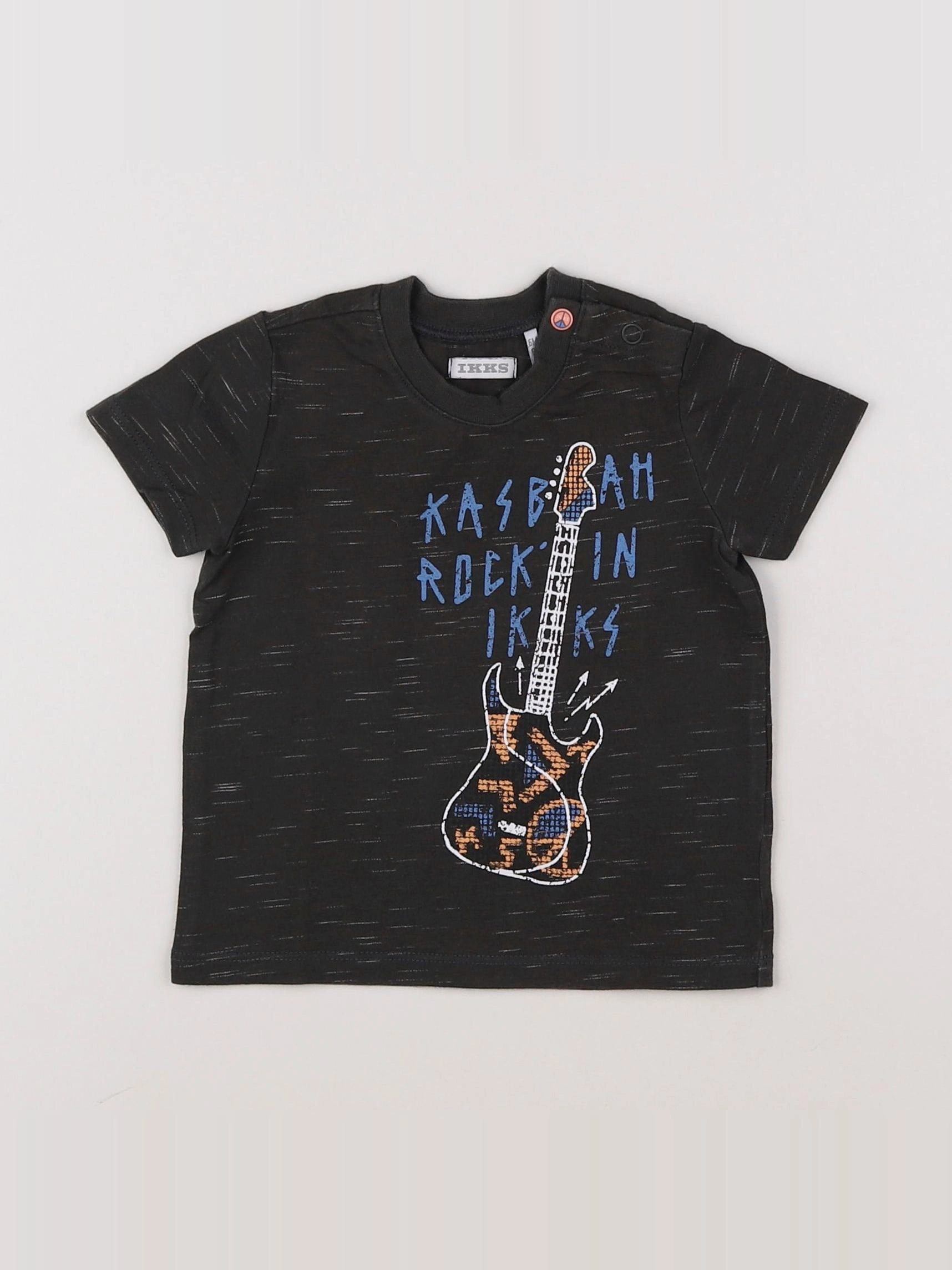 IKKS - tee-shirt noir - 6 mois