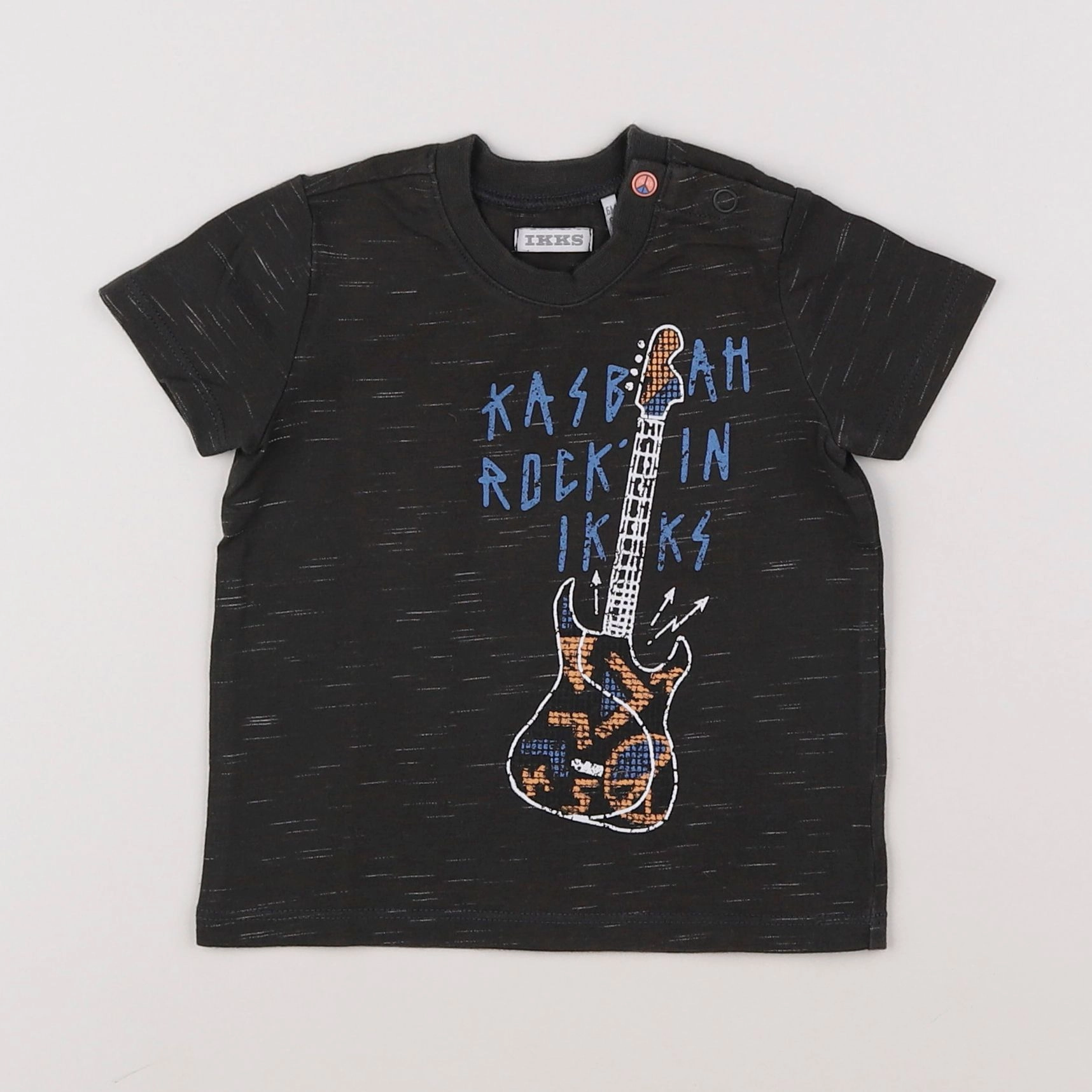 IKKS - tee-shirt noir - 6 mois