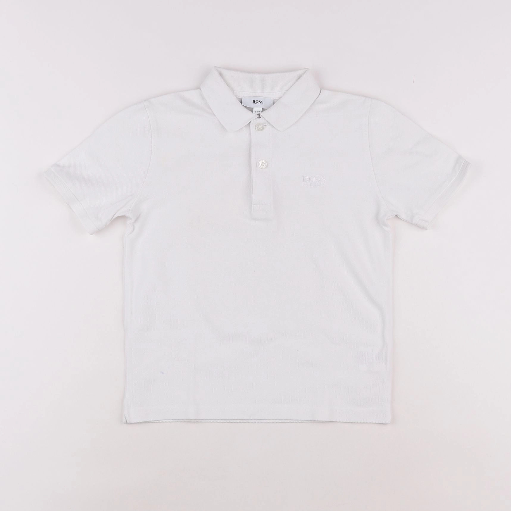 Hugo Boss - polo blanc - 6 ans