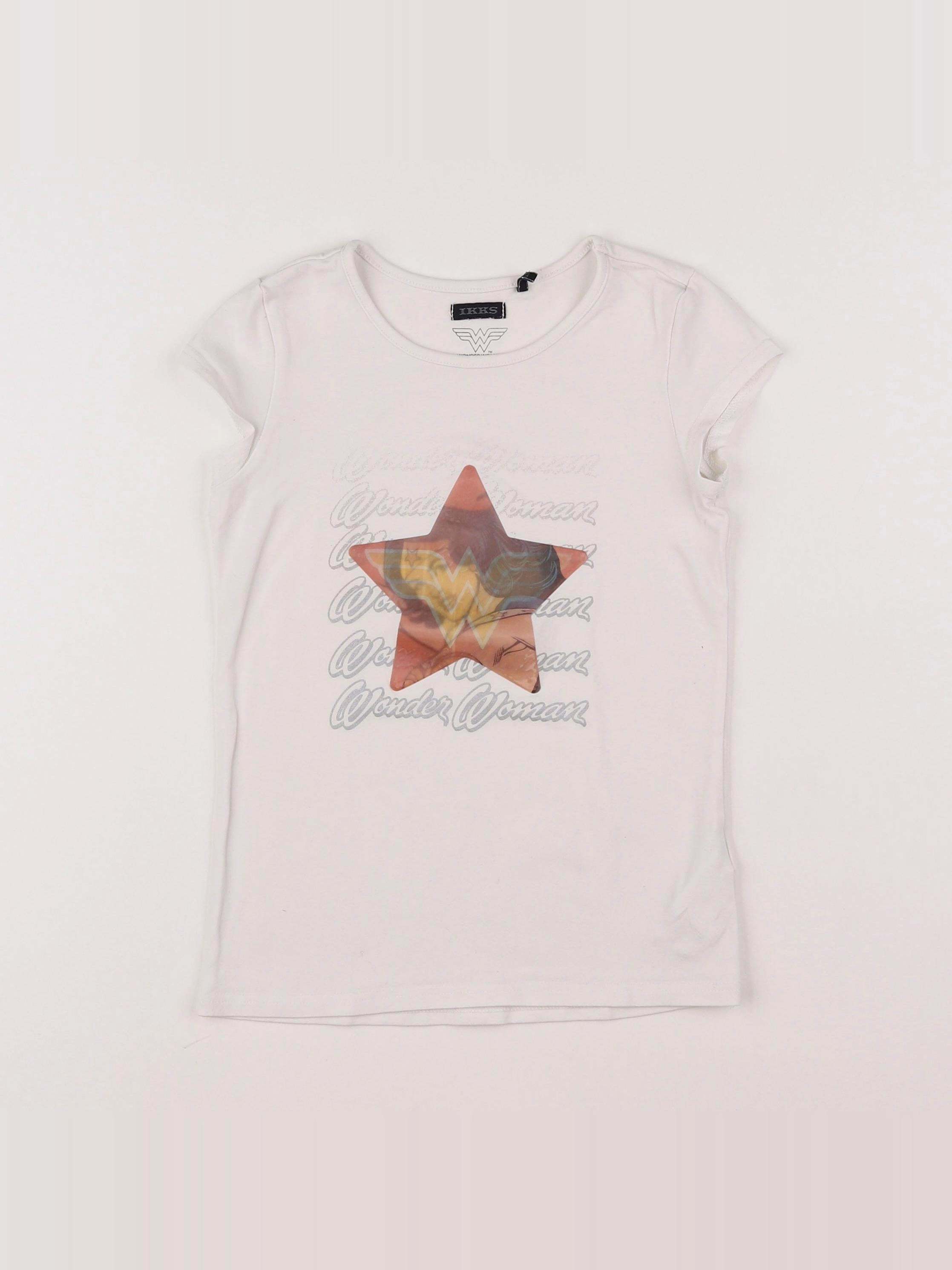 IKKS - tee-shirt blanc - 8 ans