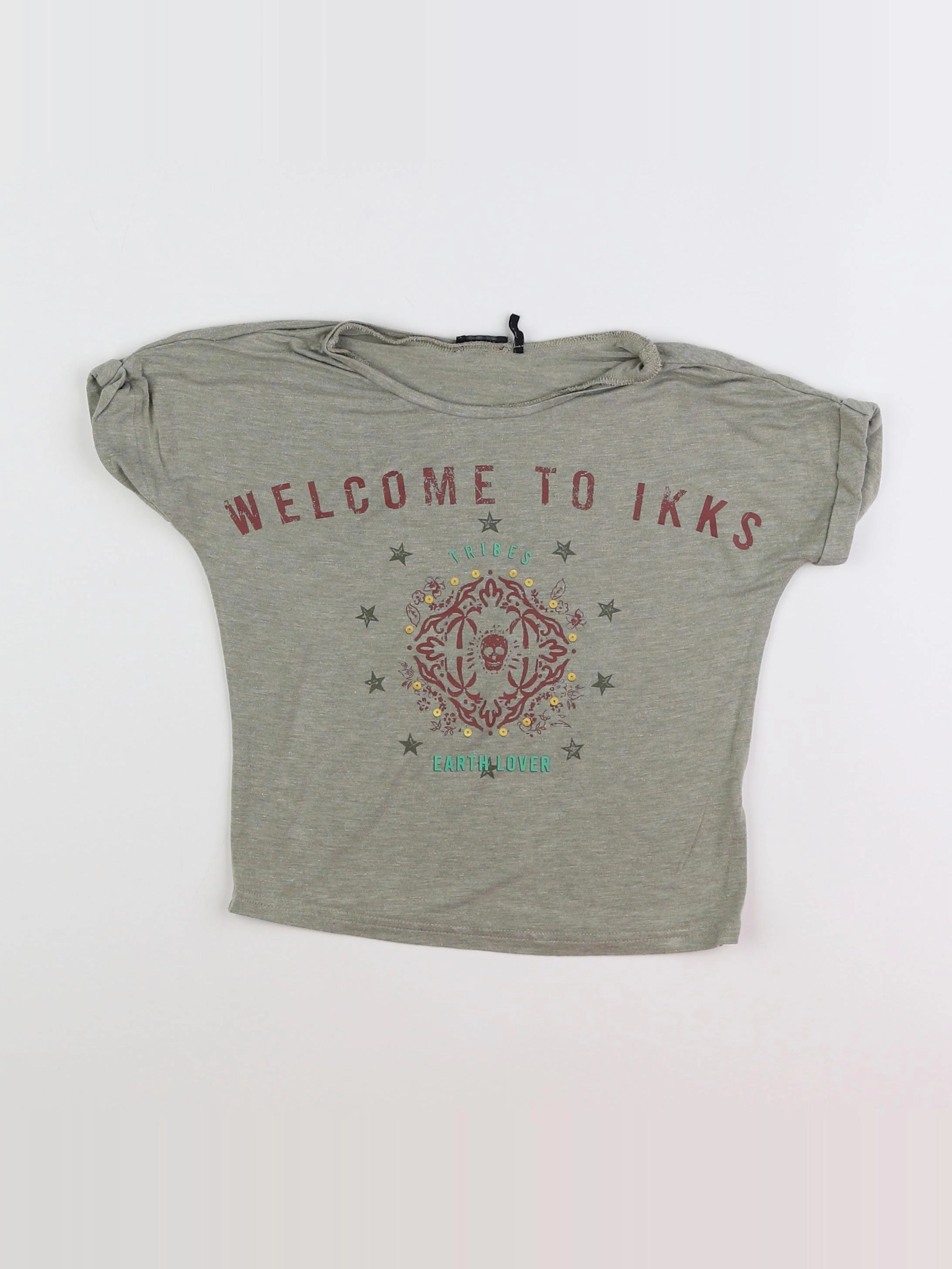 IKKS - tee-shirt vert - 6 ans