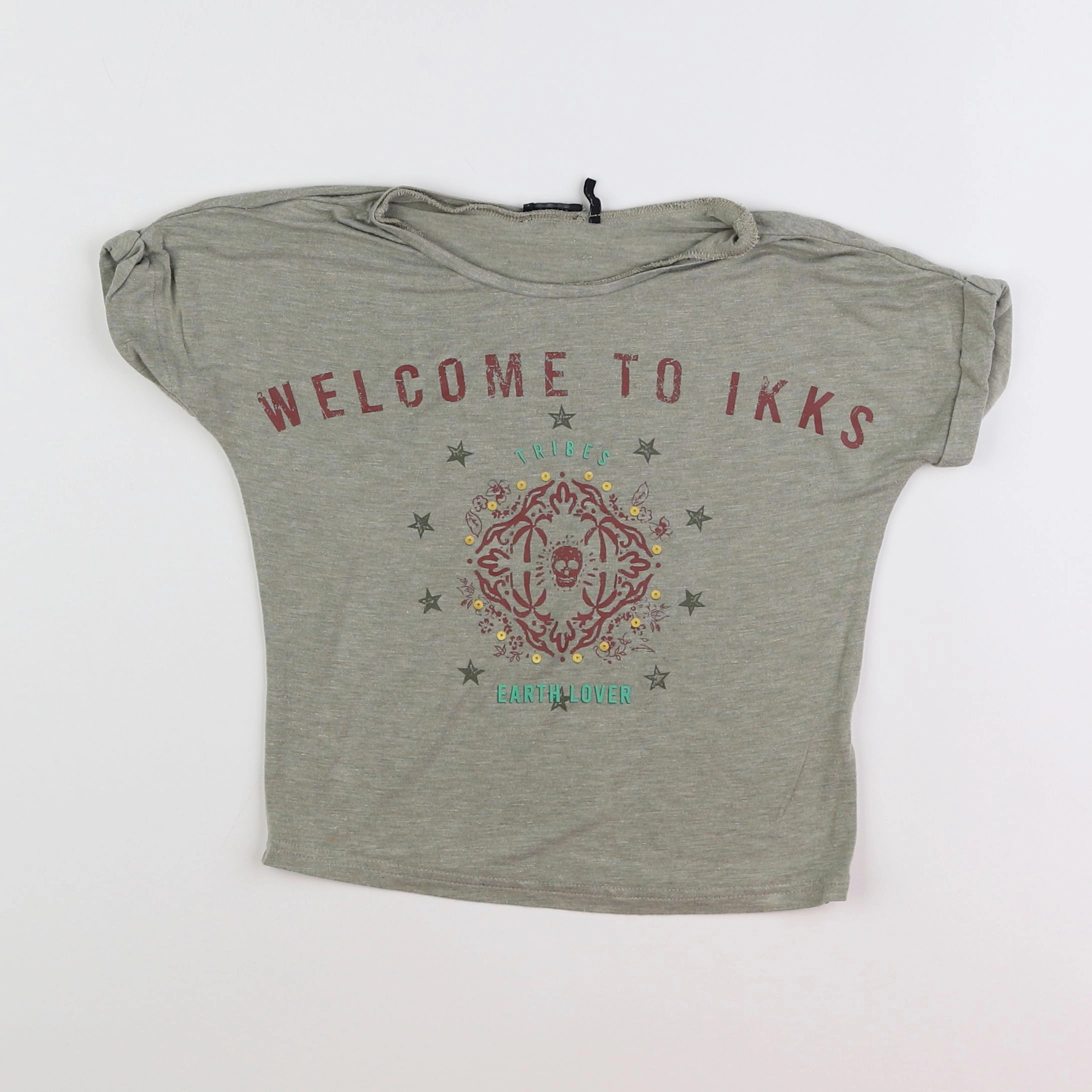 IKKS - tee-shirt vert - 6 ans