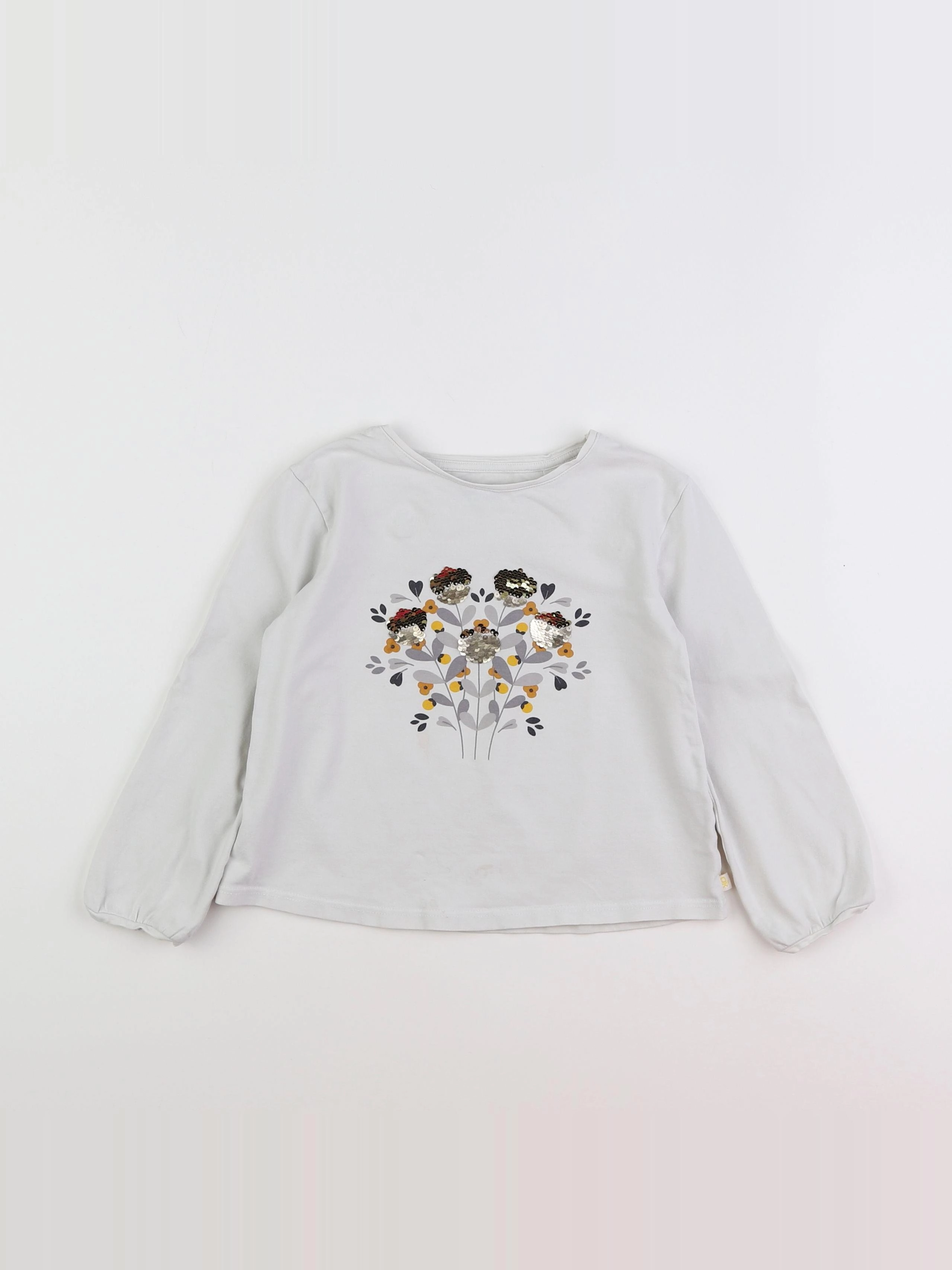 Okaidi - tee-shirt blanc - 6 ans