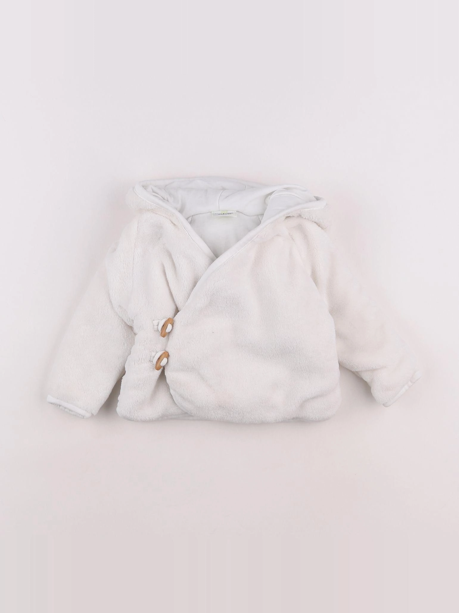 Tape à l'oeil - veste doublé blanc - 12 mois