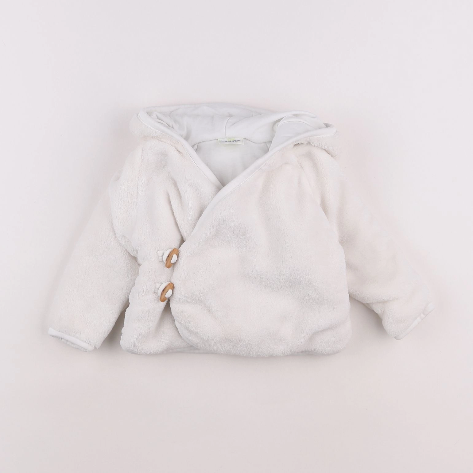 Tape à l'oeil - veste doublé blanc - 12 mois