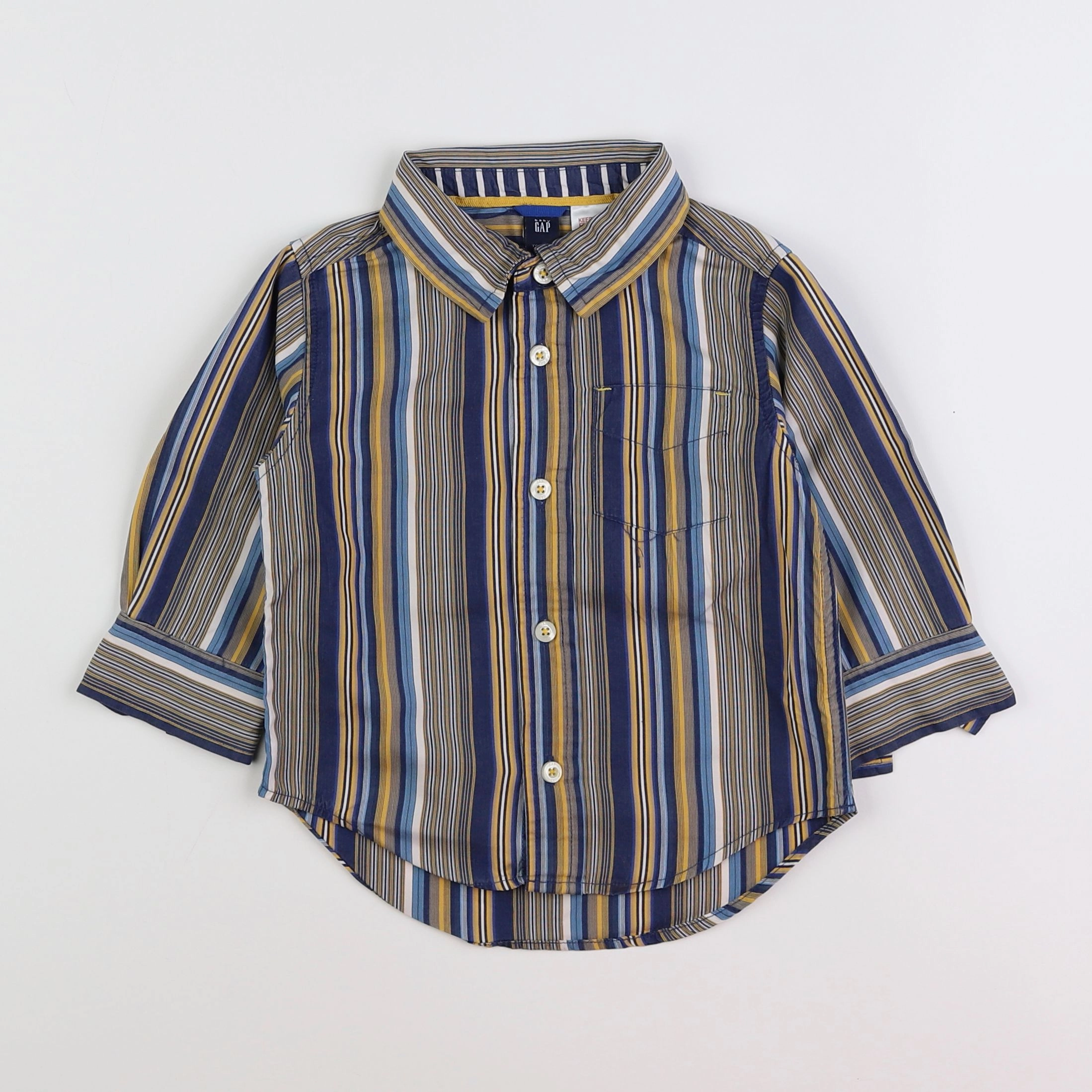 GAP - chemise bleu - 18 mois à 2 ans