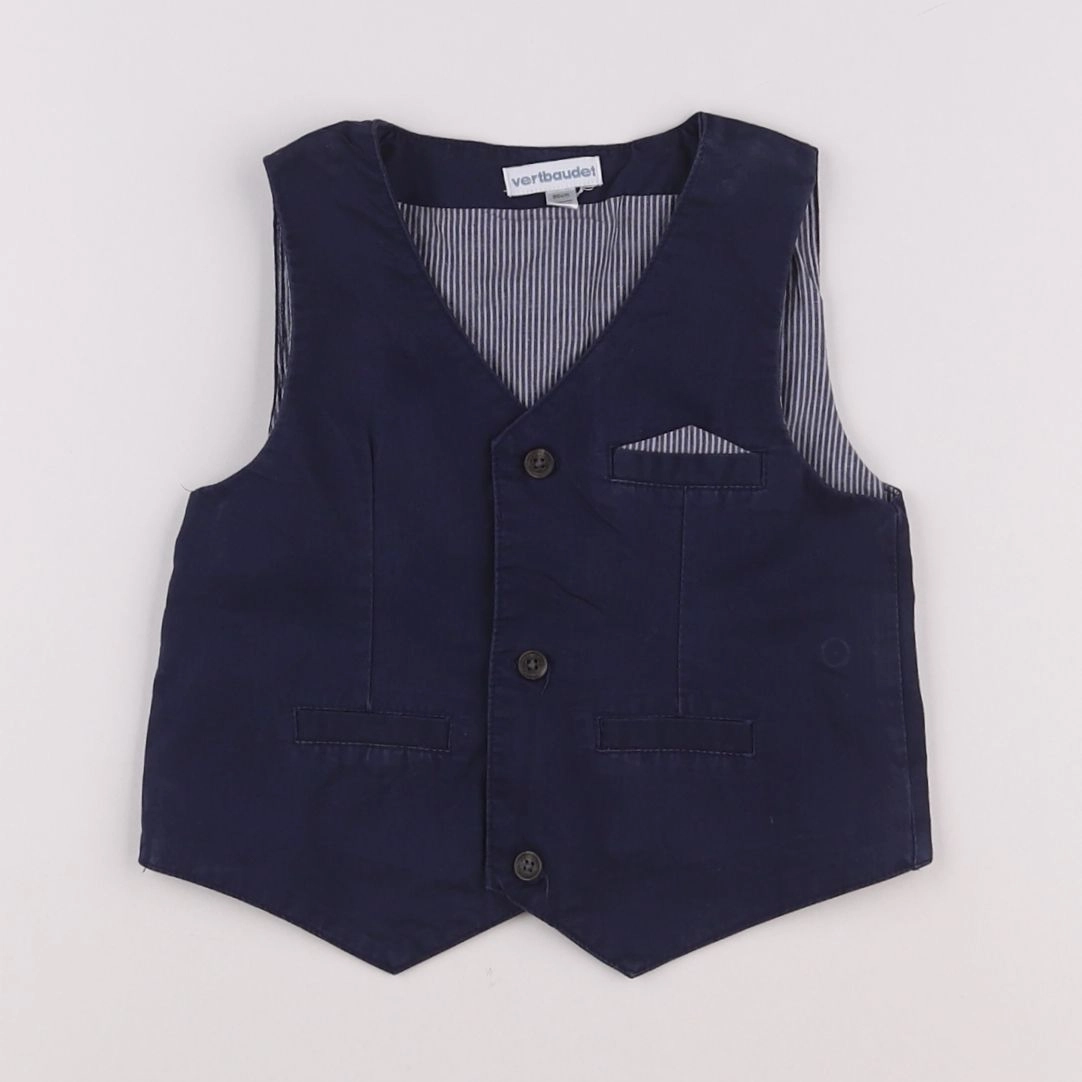 Vertbaudet - gilet bleu - 2 ans