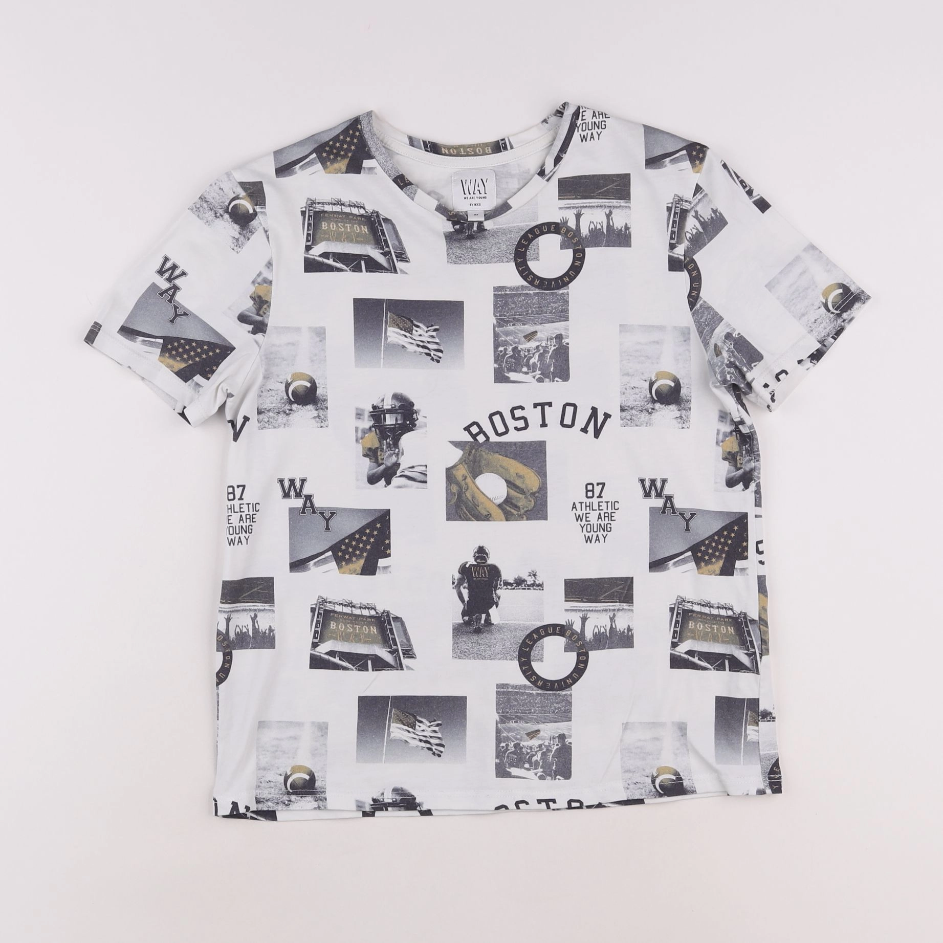 IKKS - tee-shirt multicolore - 12 ans