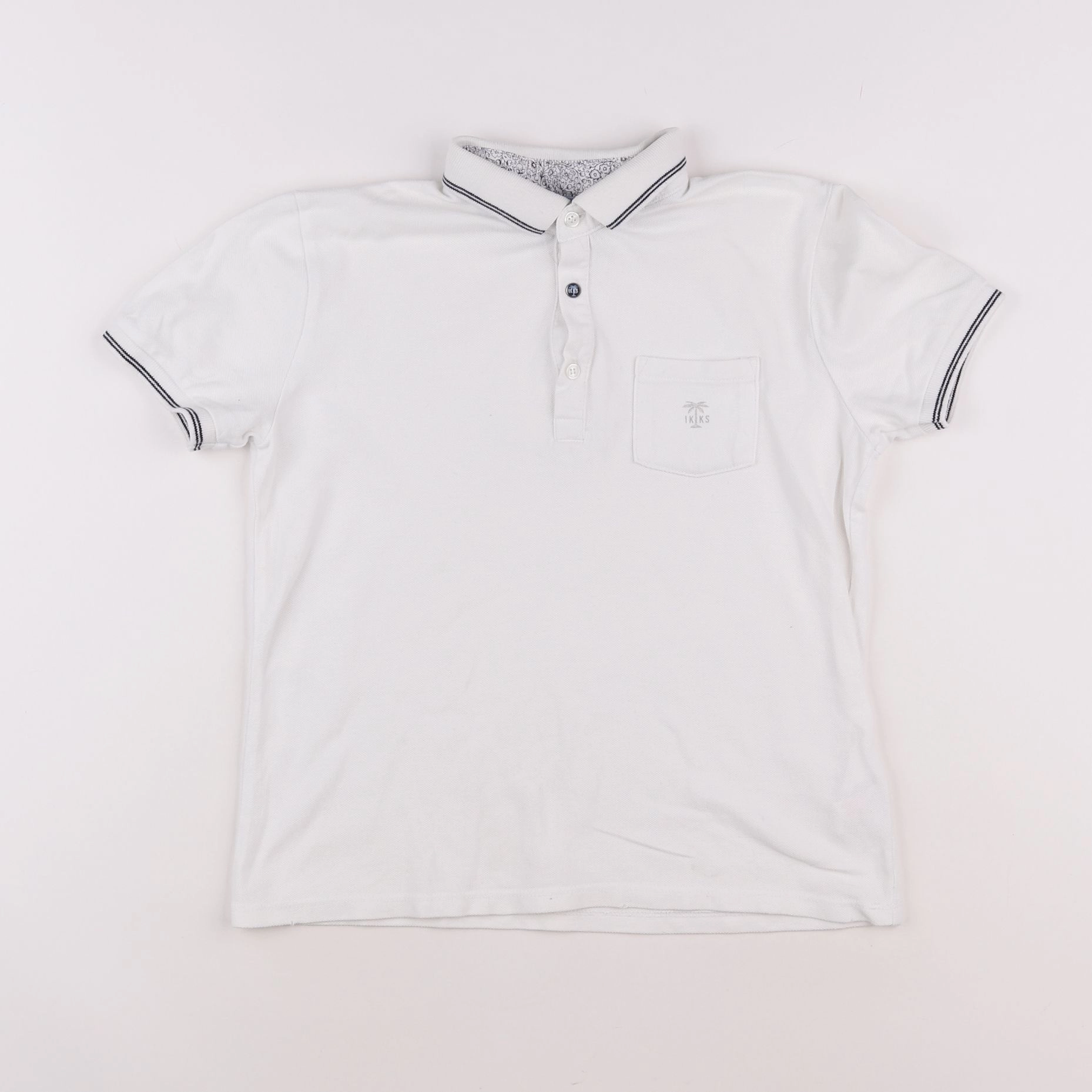 IKKS - polo blanc - 12 ans